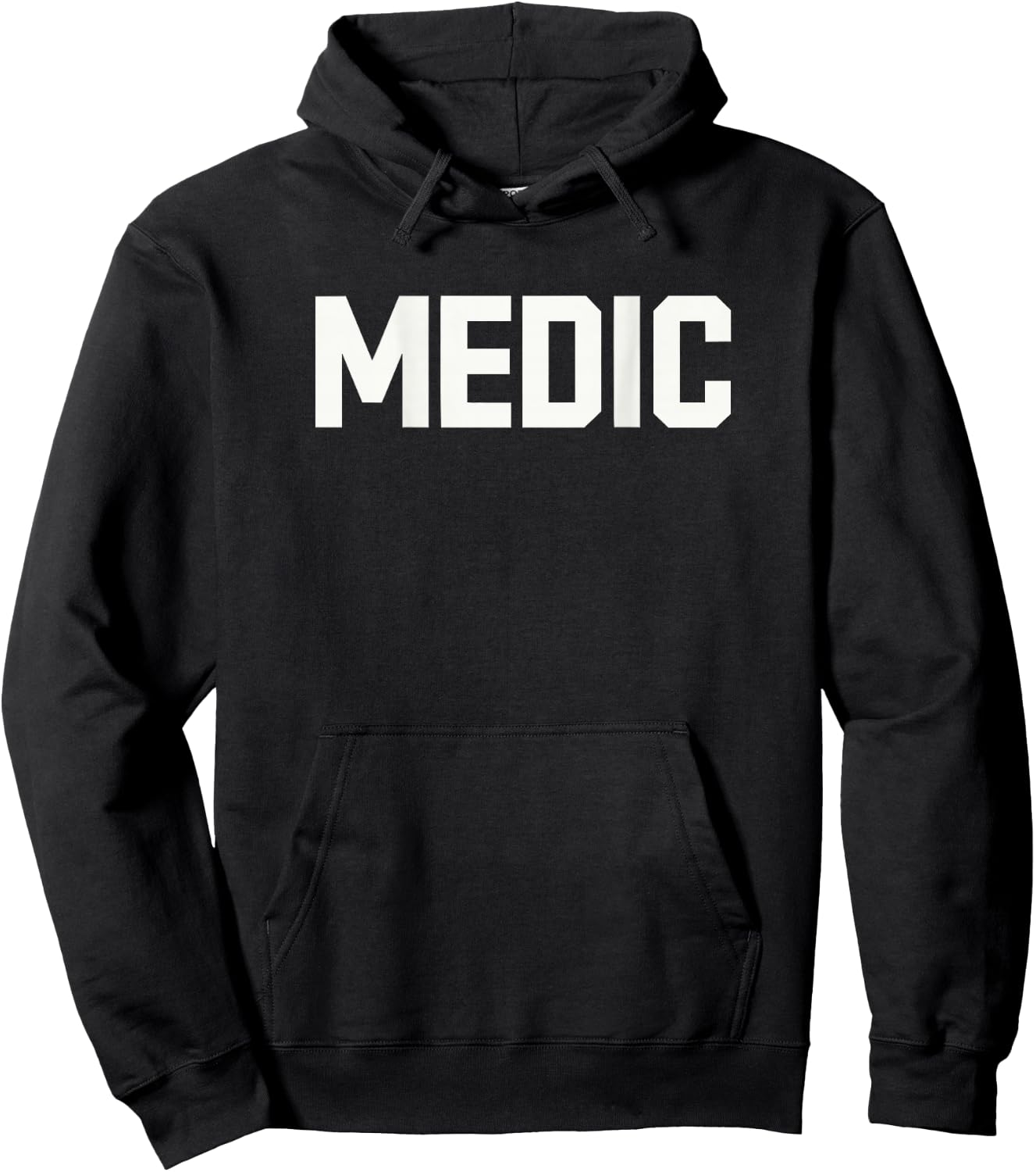 MEDIC Back Print Text Design for Professionals and Cosplay Hoodie - Hoodie | Black