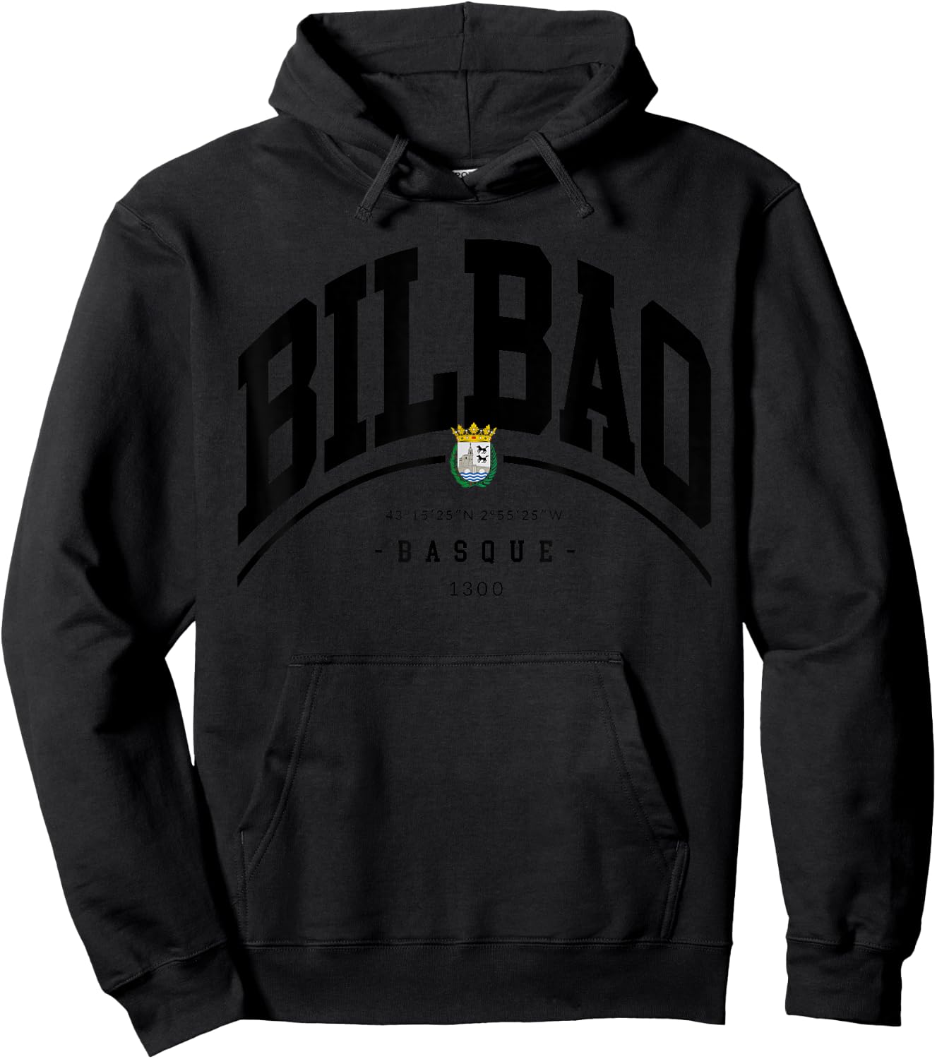 Bilbao Espagne vacances à Bilbao voyage en famille Bilbao Hoodie - Hoodie | Black
