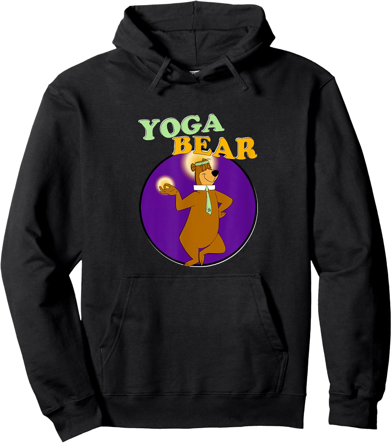 Yoga Bear Funny Yogi Yoga Workout Hoodie - Hoodie | Black