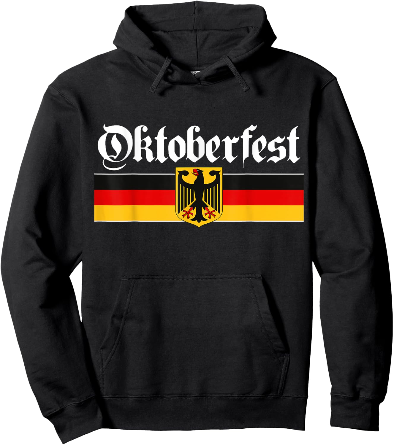 Oktoberfest Funny German Culture Gift: Boys & Graphic Hoodie - Hoodie | Black