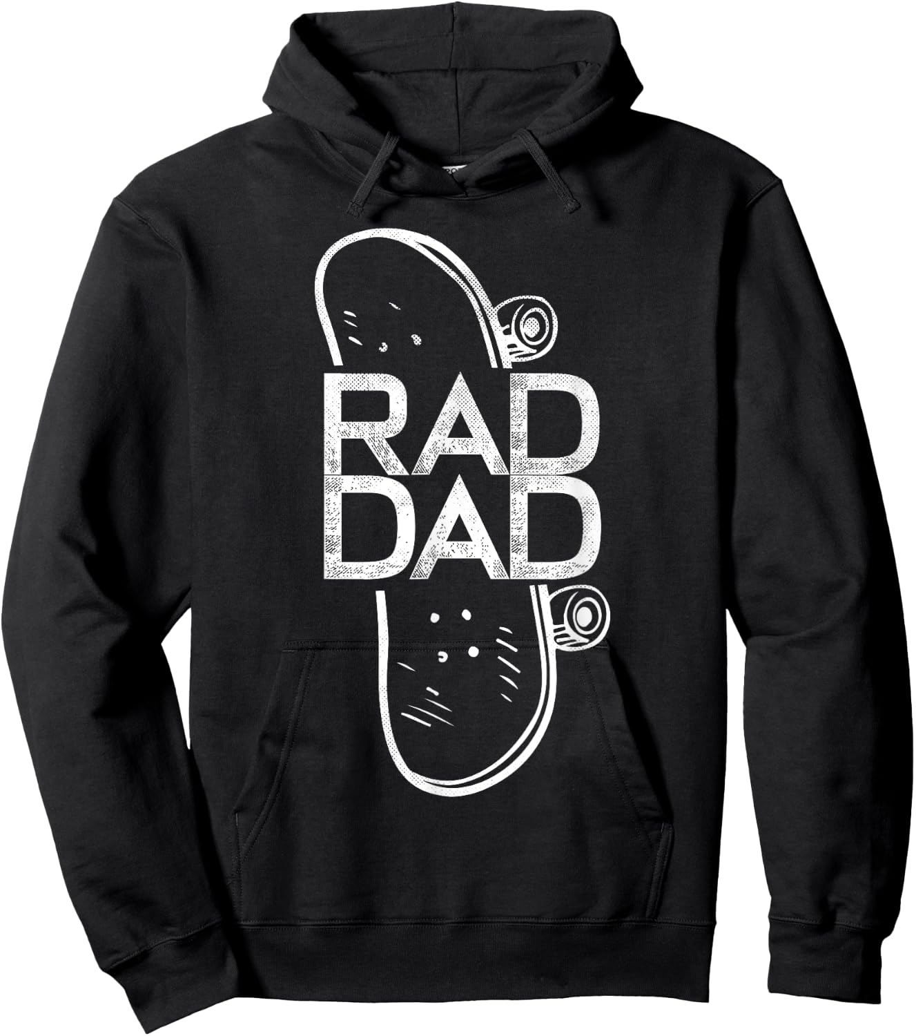Rad Dad Skateboard Father Hoodie - Hoodie | Black