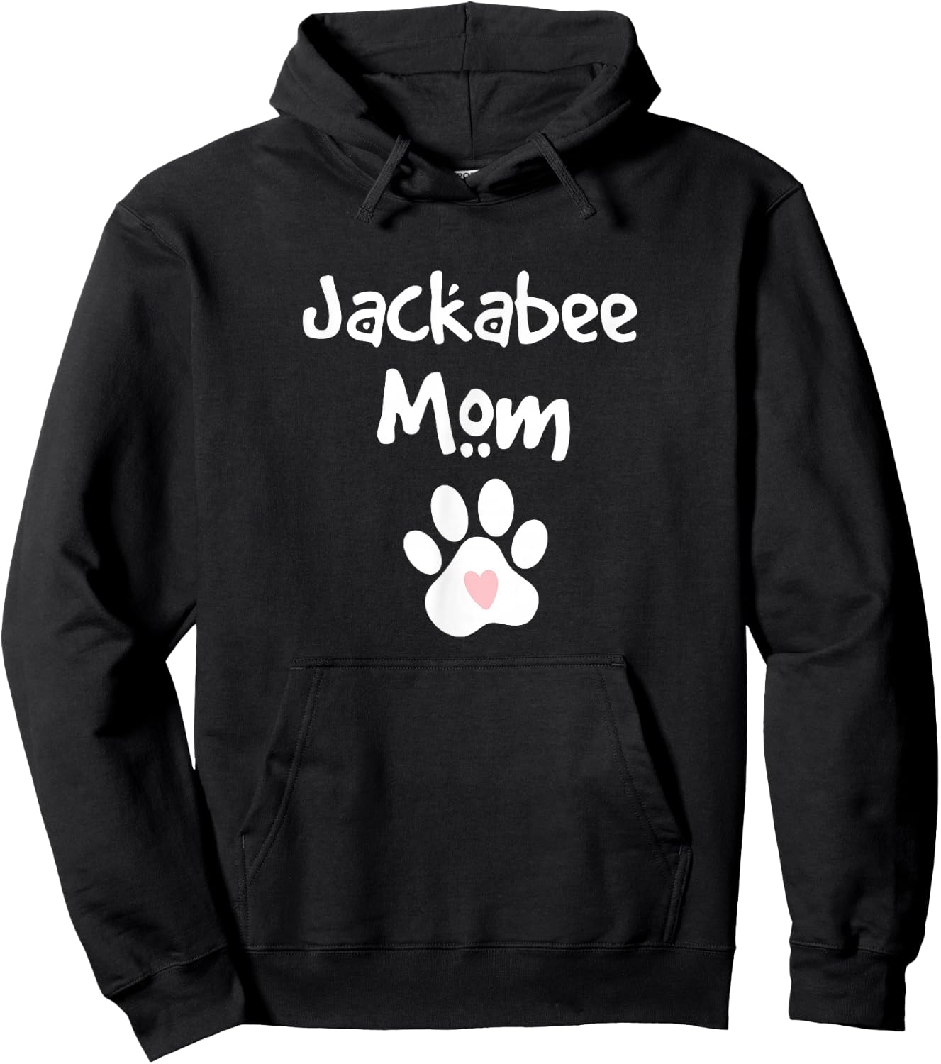 Jackabee Mom Beagle Jack Russell Terrier Mix Breed Dog Hoodie - Hoodie | Black