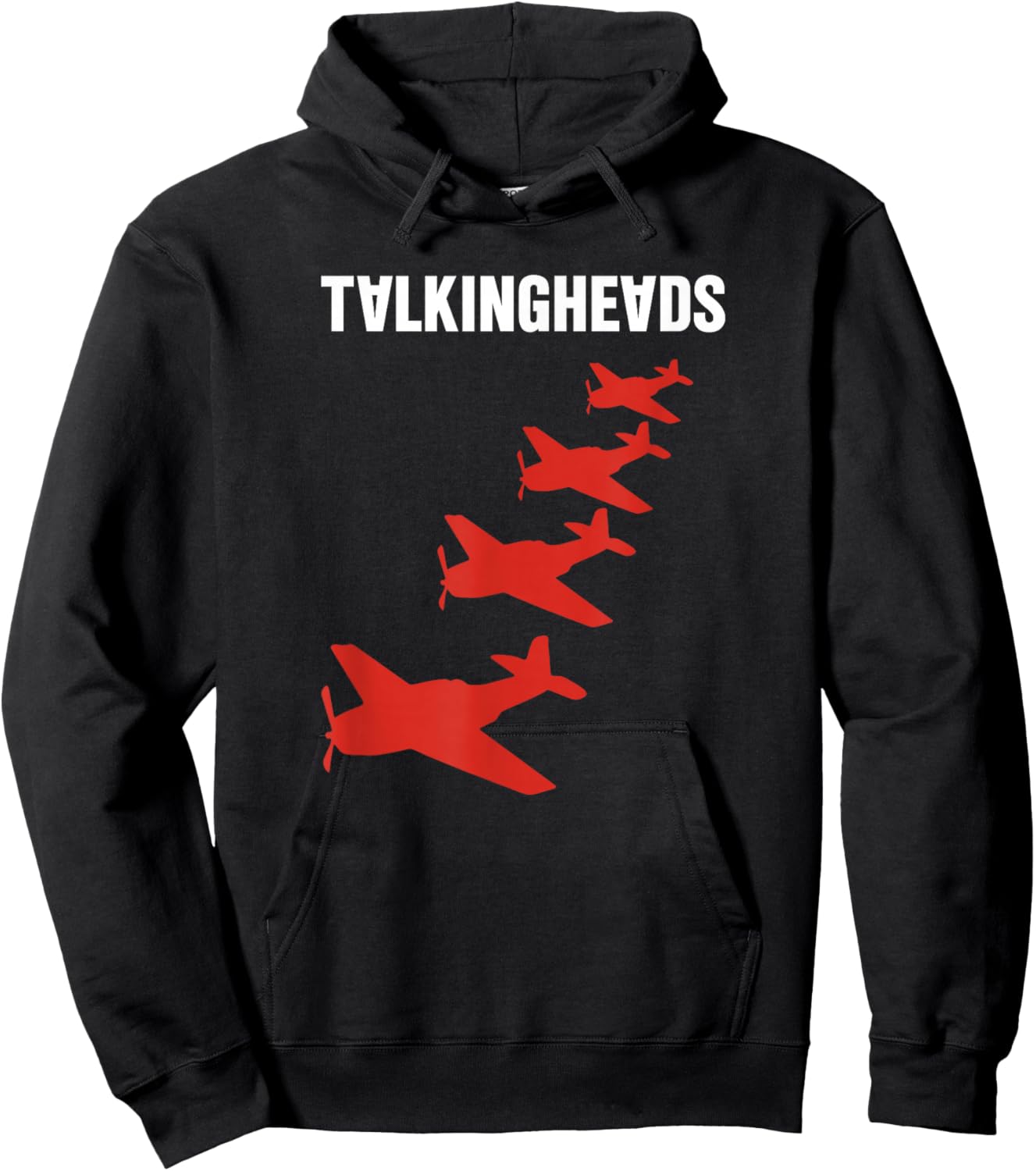 Talking Heads Four Aeroplane , black Hoodie - Hoodie | Black