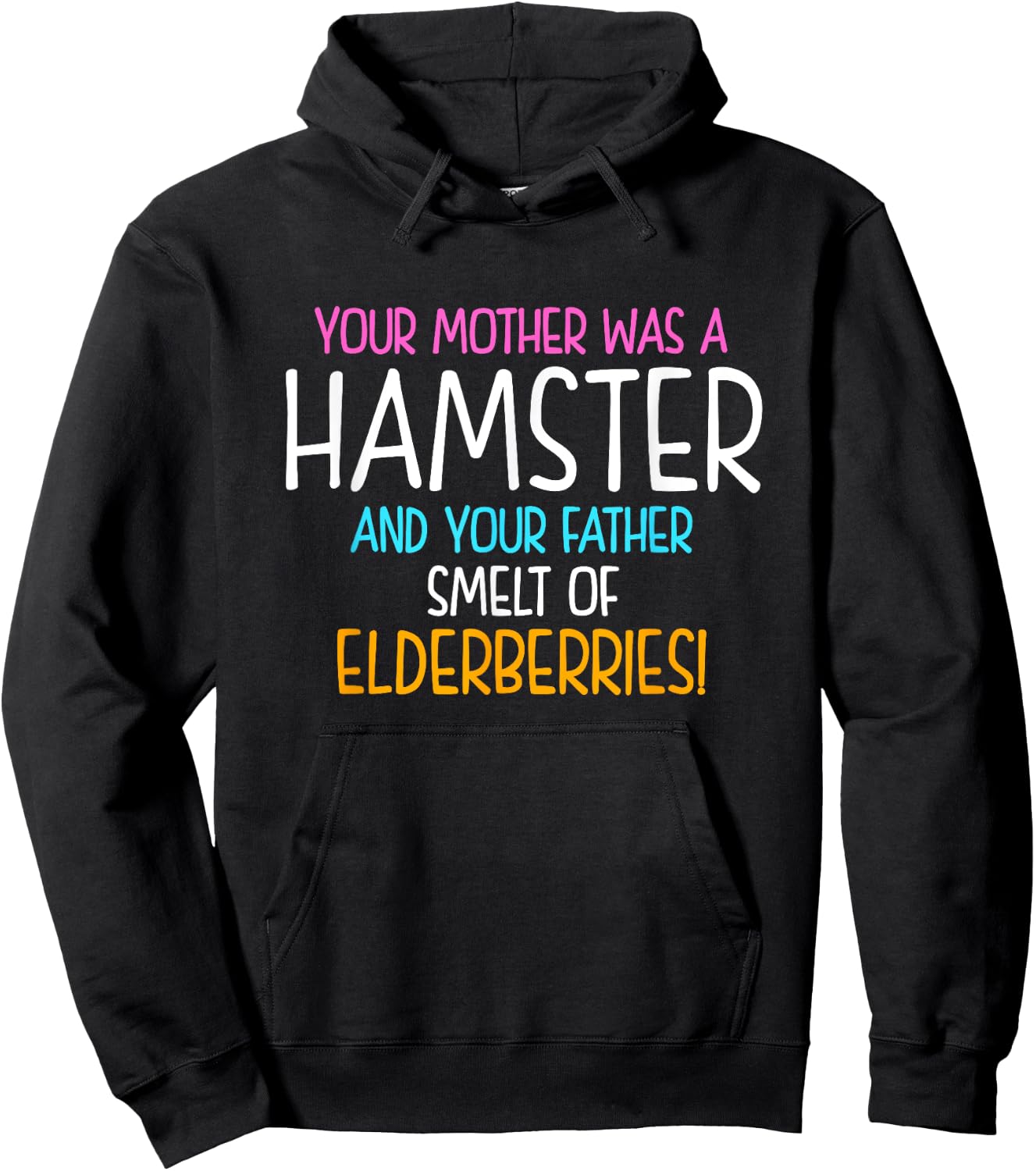 Your Mother Was A Hamster And Your Father Hamster Lover Hoodie - Hoodie | Black