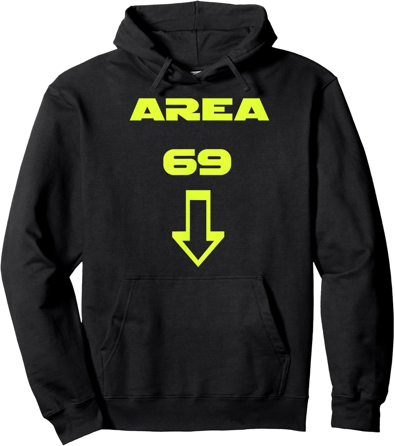 20th Century Fox Television Solar Opposites Terry Area 69 - -Adults, -Kids - Black - Short Sleeve - - Classic Fit - Cotton Blend - Licensed Design - Size: Small Hoodie - Hoodie | Black