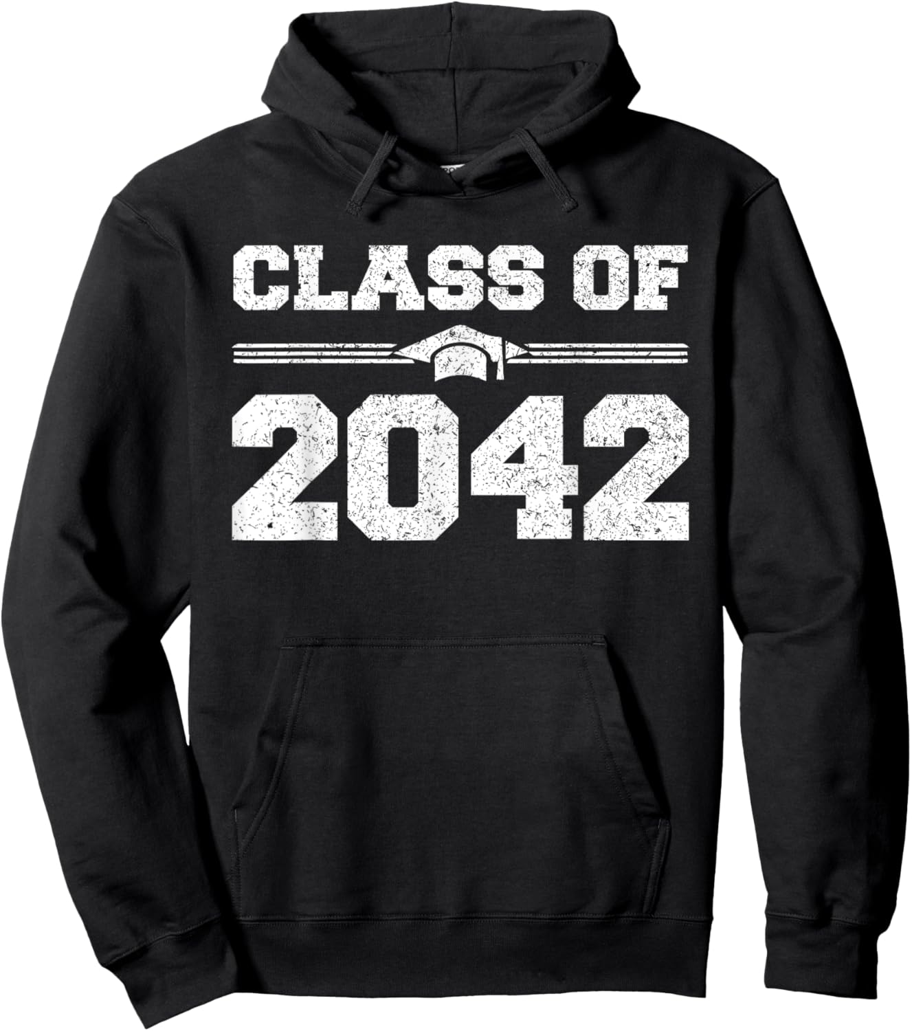 Class Of 2042 Grow With Me Graduate 2042 First Day Of School Hoodie - Hoodie | Black