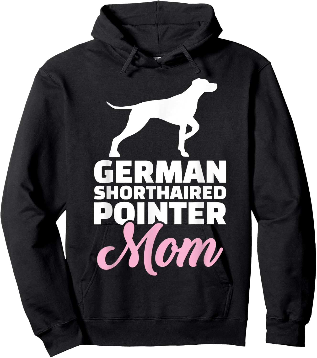 German shorthaired pointer mom Hoodie - Hoodie | Black