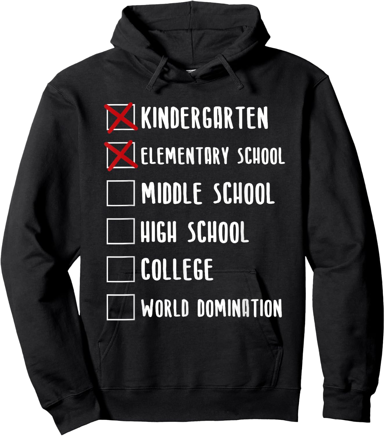 Middle School Graduation Hoodie - Hoodie | Black