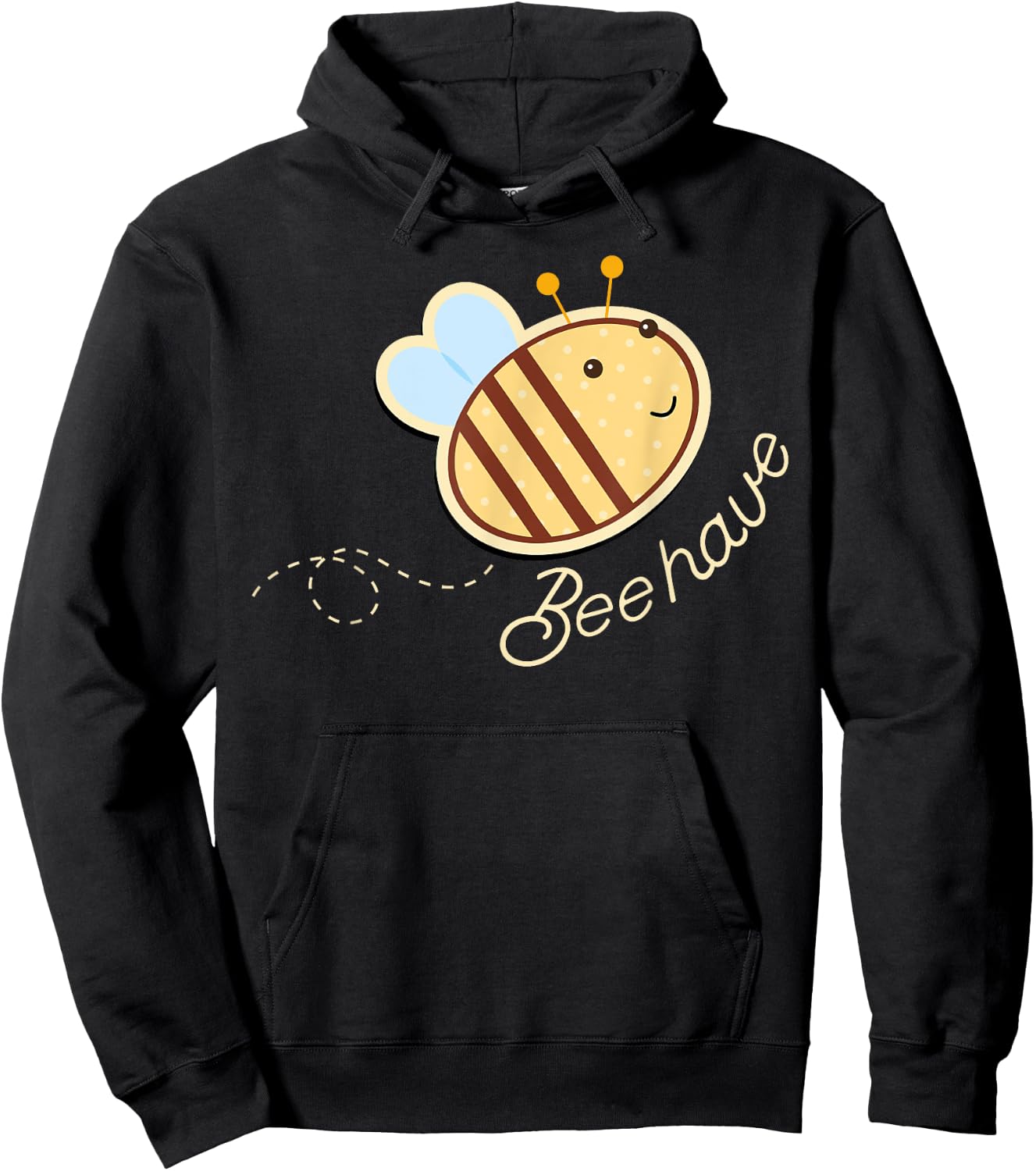 Funny parent teacher cute learn to behave bee kids beehave Hoodie - Hoodie | Black