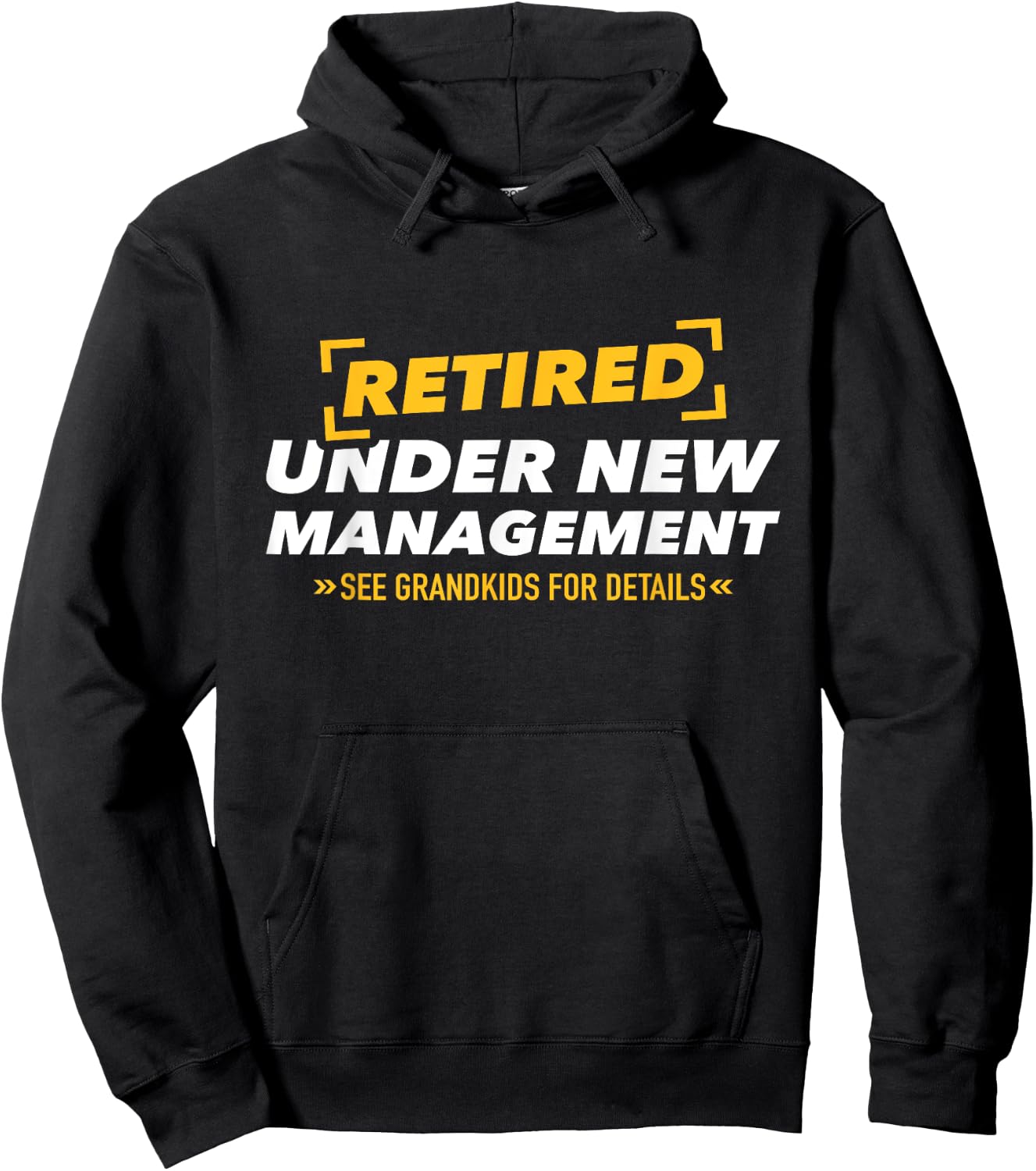 Retired under new management see grandkids Hoodie - Hoodie | Black