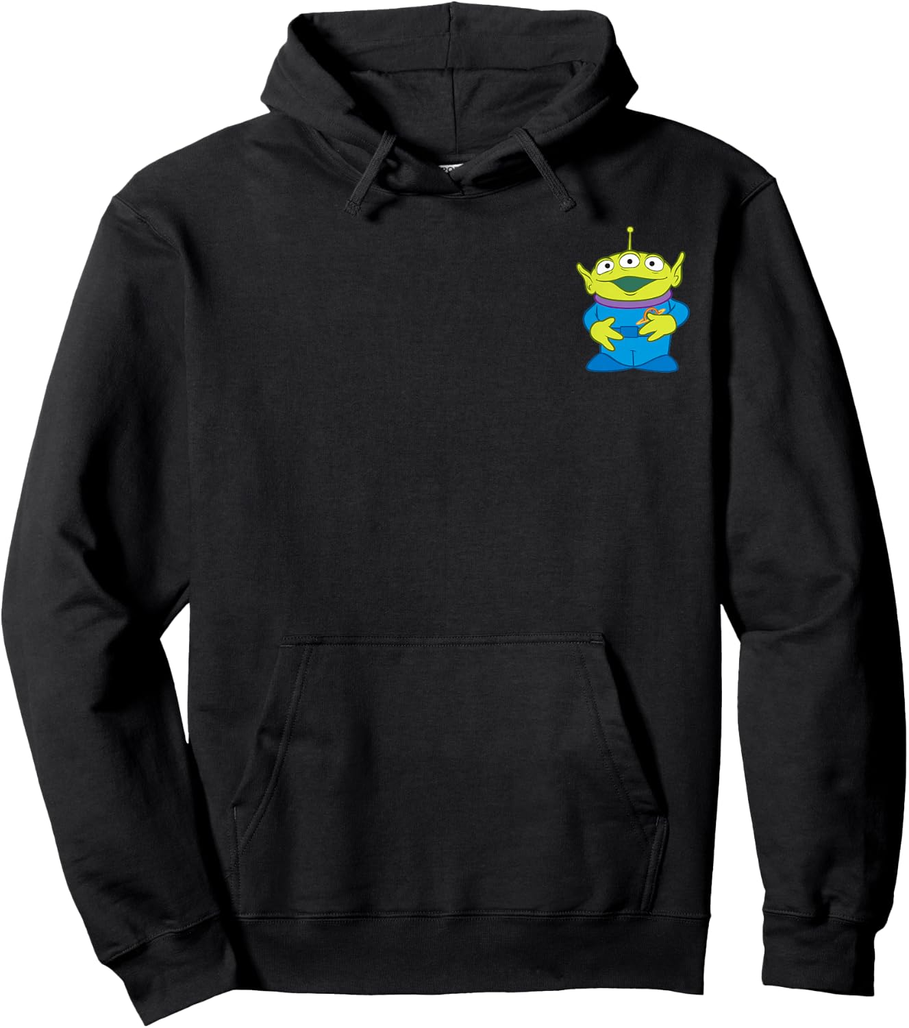 Disney Pixar Toy Story Pizza Planet Alien Pocket Hoodie - Hoodie | Black
