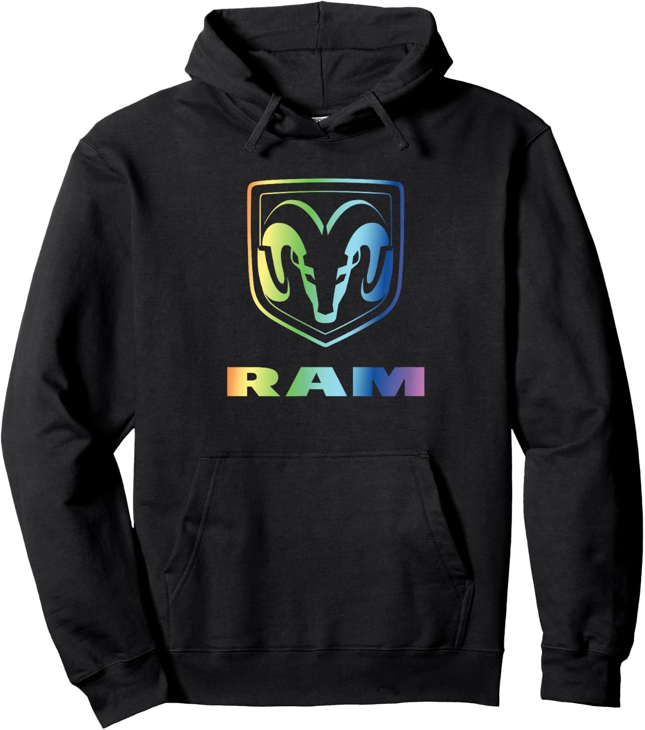 RAM Trucks Pride Rainbow Logo Hoodie - Hoodie | Black