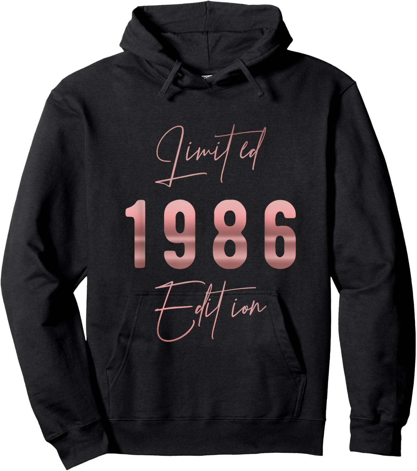 Limited Edition 1986 Birthyear Birthday Hoodie - Hoodie | Black