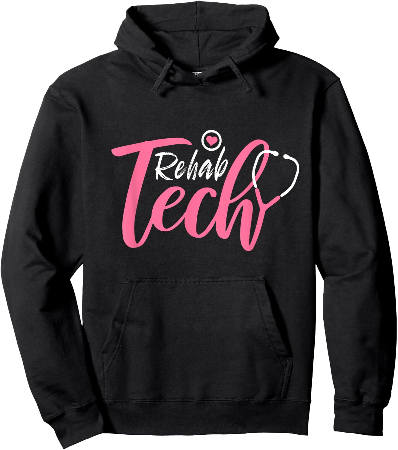 Rehabilitation Technologist Physical Rehab Nursing Tech Aide Hoodie - Hoodie | Black