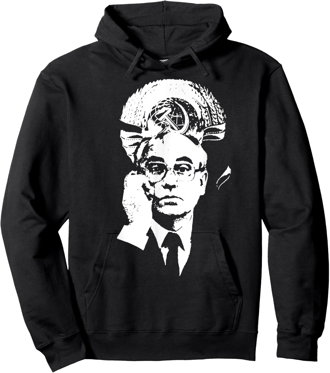 Gorbachev SOVI8 Vintage Propaganda. Hoodie - Hoodie | Black