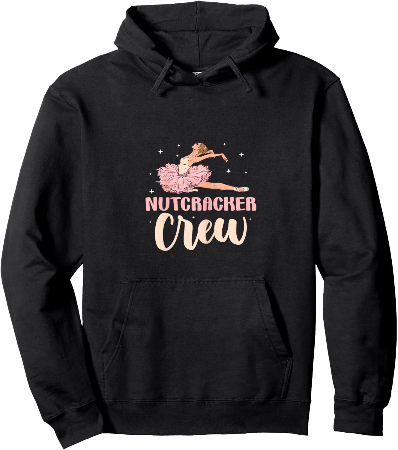 Nutcracker Crew Ballet Dancer Ballerina Artistic Dance Hoodie - Hoodie | Black