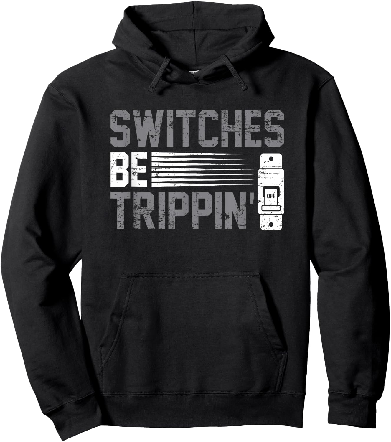 Switches be trippin Voltage Lineman Circuit Cable Hoodie - Hoodie | Black