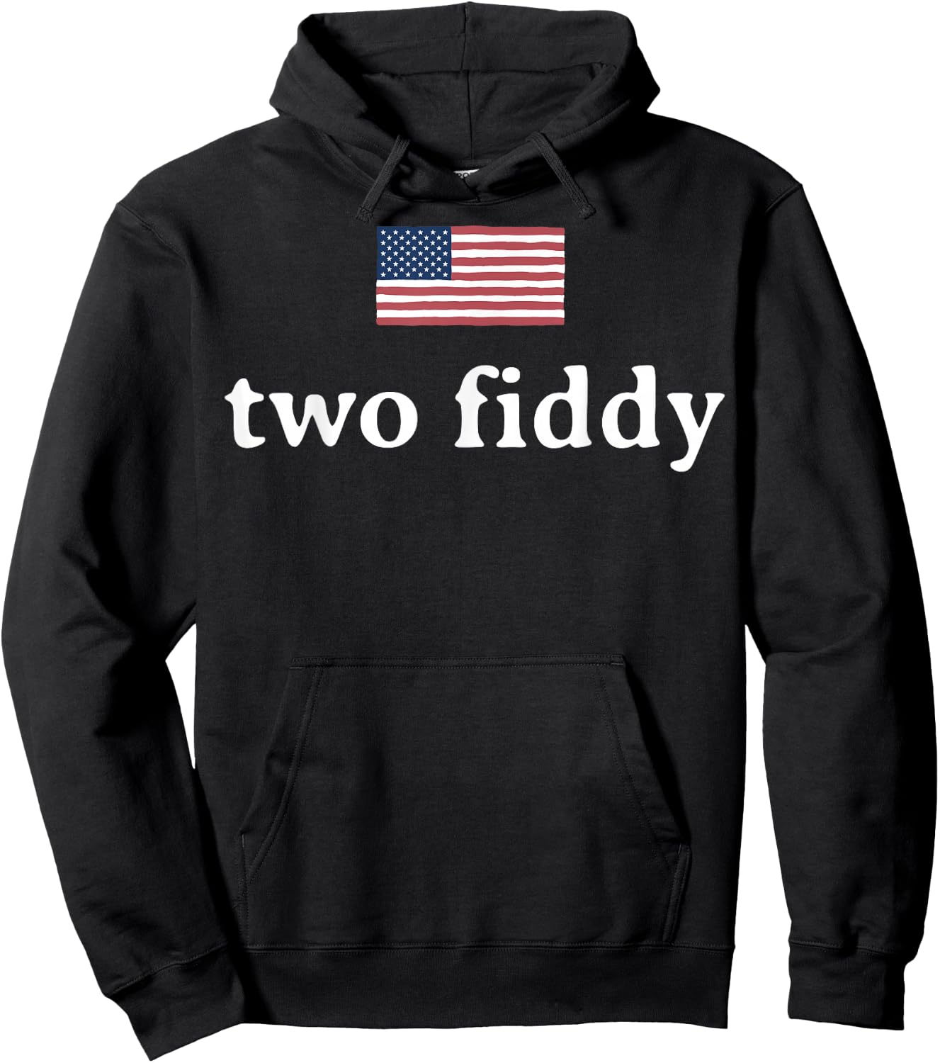 Two Fiddy 2 Fiddy 250th Anniversary 4th of July Patriotic Hoodie - Hoodie | Black