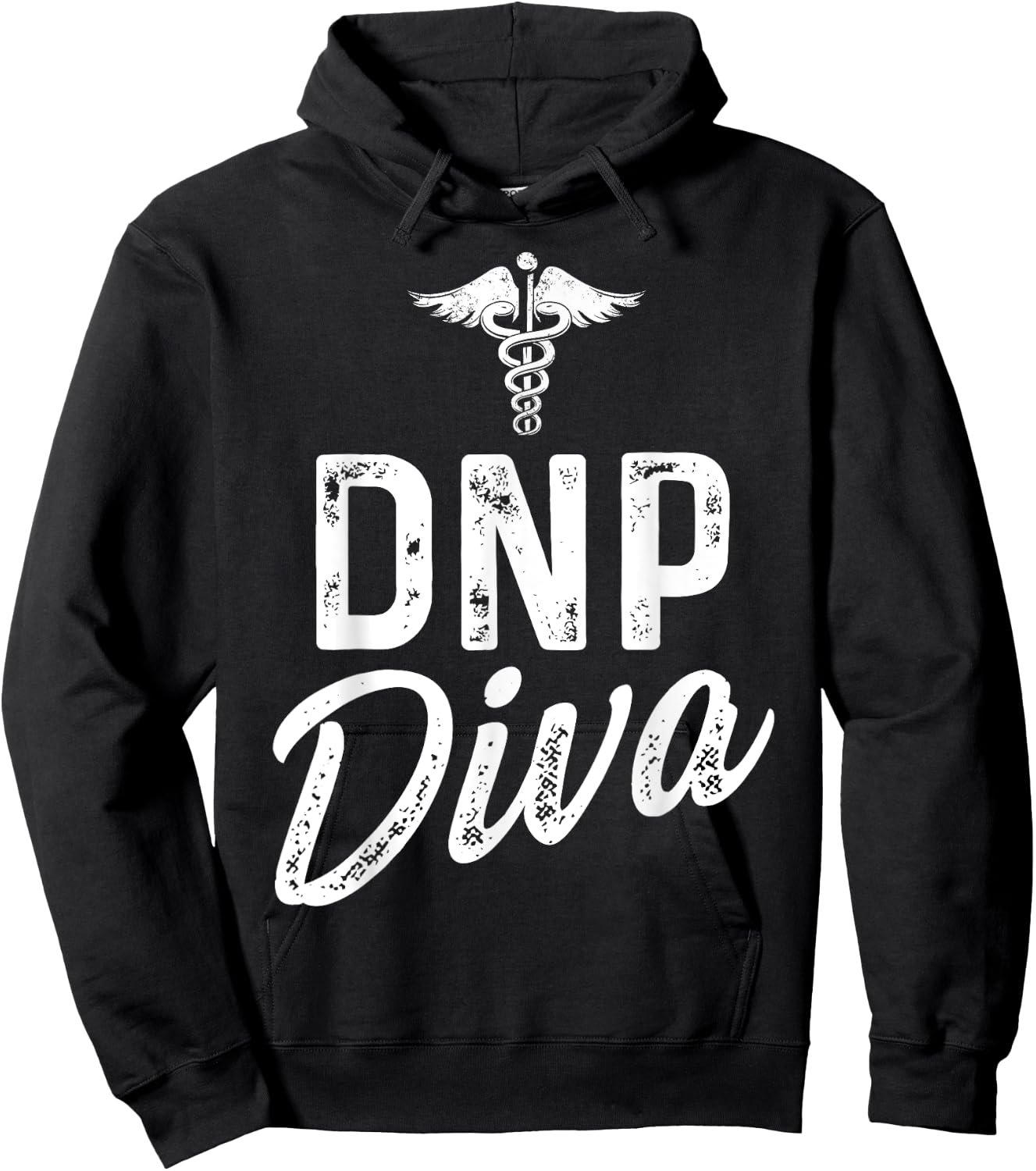 DNP Doctor of Nursing Practice Diva RN Nurse Hoodie - Hoodie | Black