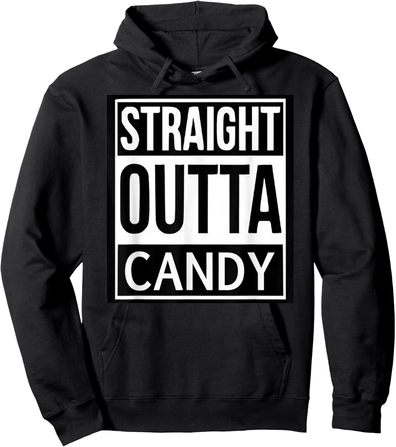 Straight Outta Candy Halloween Hoodie - Hoodie | Black