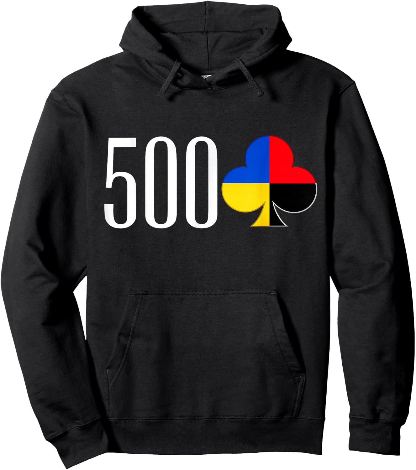 500 Club Design Hoodie - Hoodie | Black