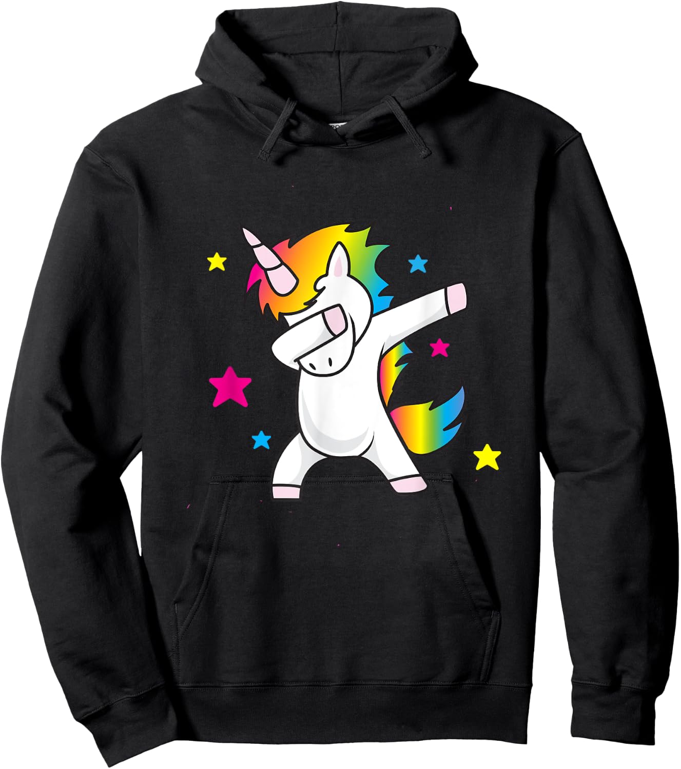 Dabbing Unicorn Funny Dance Kid's And Adults Hoodie - Hoodie | Black