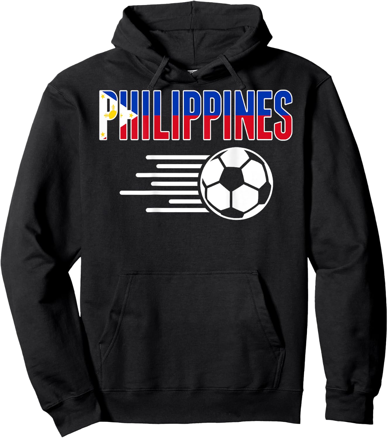 Philippines Fußball-Liebhaber-Trikot – Philippinische Fußball-Fans Hoodie - Hoodie | Black