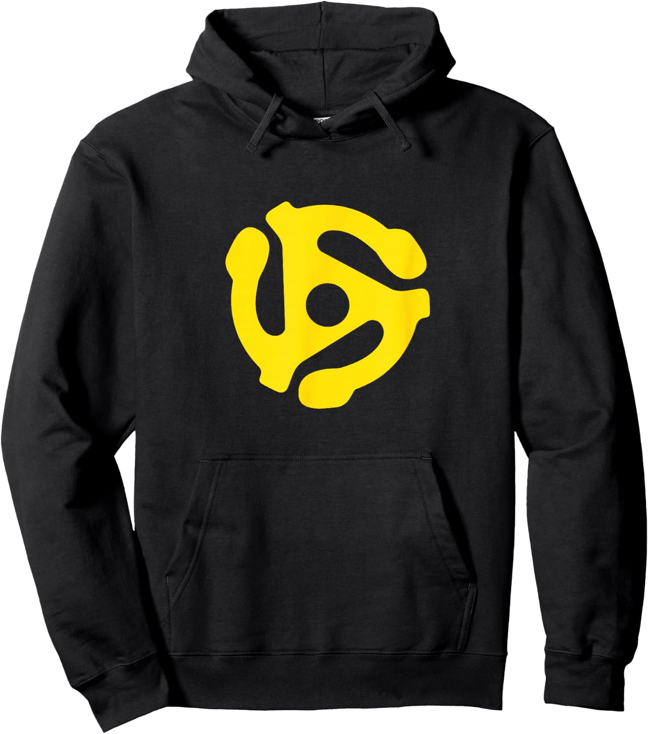45 Vinyl Record Insert Hoodie - Hoodie | Black