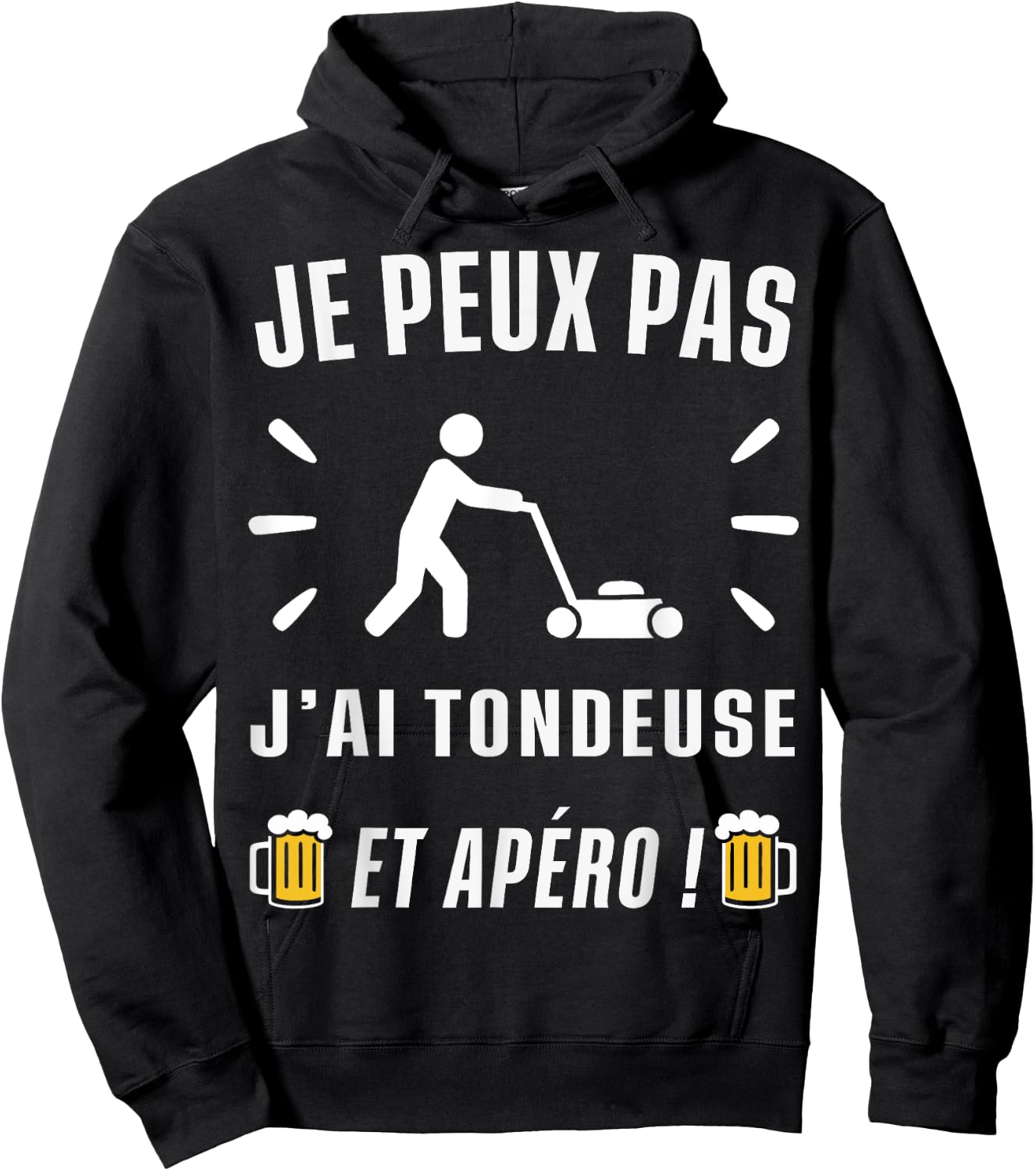 Je peux pas j'ai Tondeuse Hoodie - Hoodie | Black