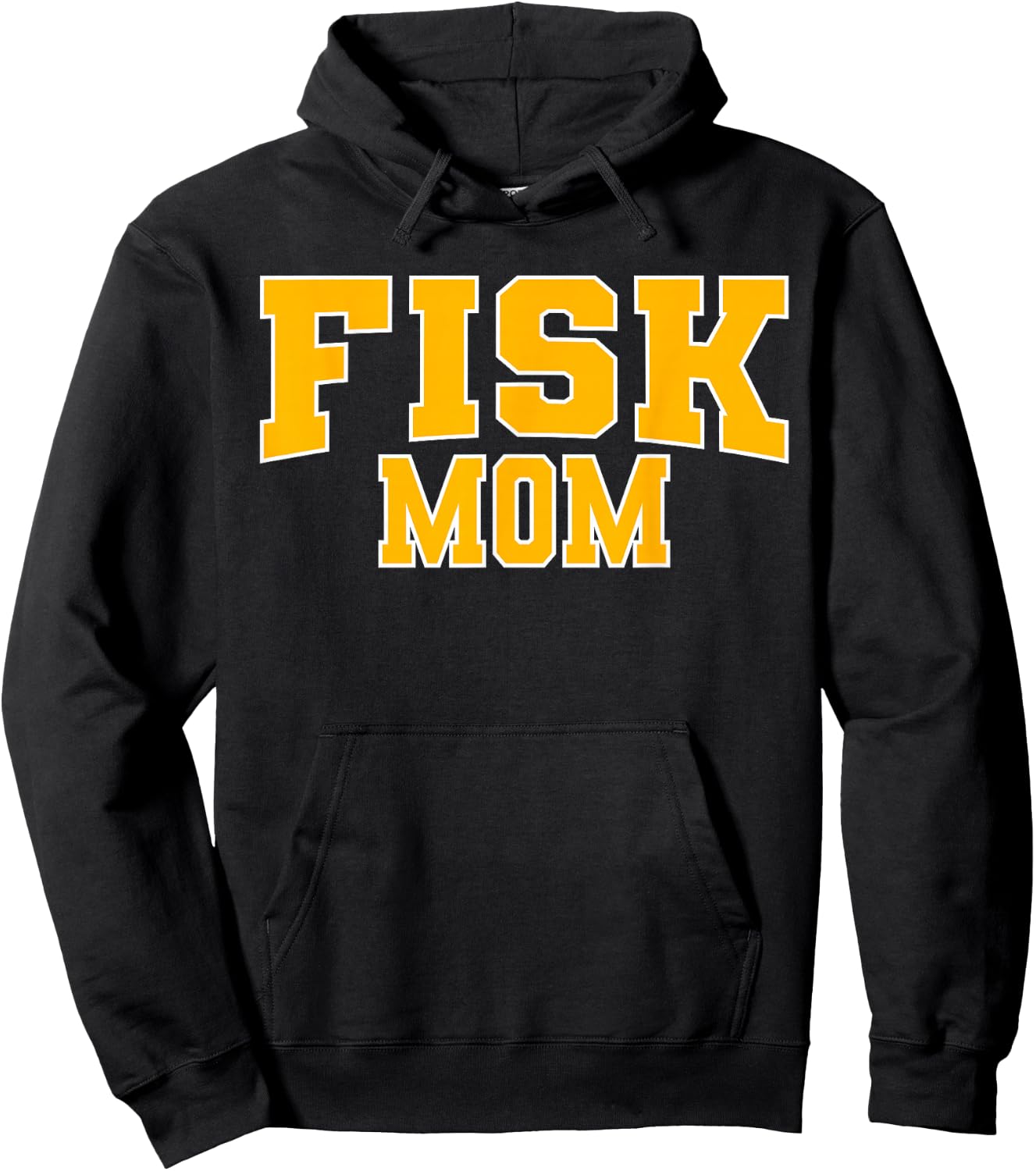 Fisk University Mom Apparel Sports Fan Hoodie - Hoodie | Black