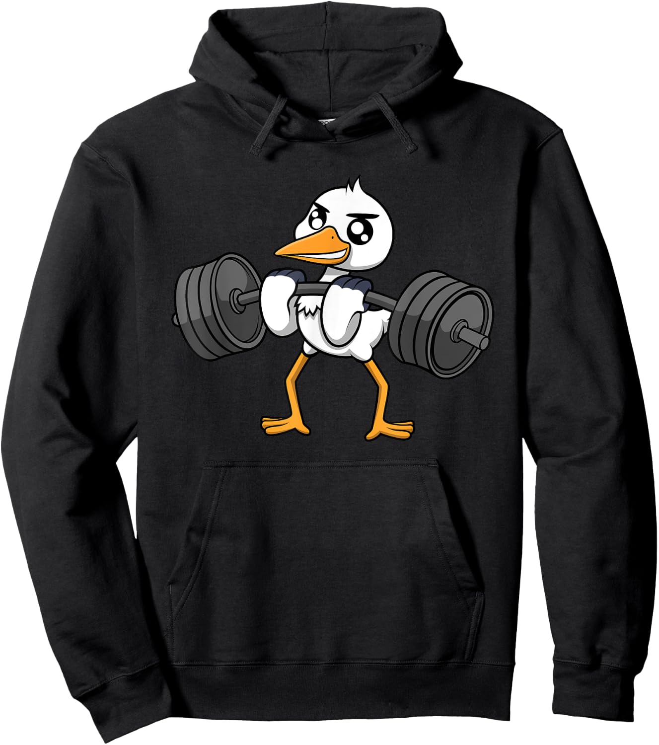 Haltérophilie Cigogne Bodybuilder Gymnastique Entraînement Hoodie - Hoodie | Black