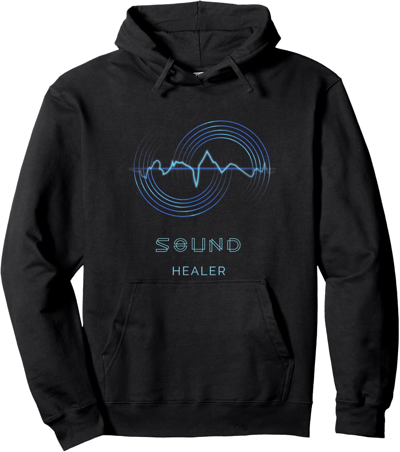 Sound Healer Relaxation Healing Hoodie - Hoodie | Black