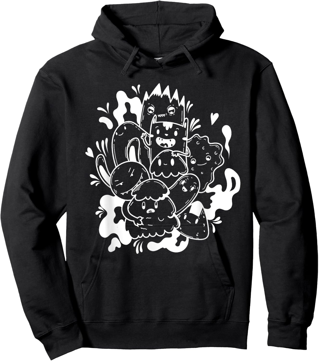 Graffiti Street Art Style Hoodie - Hoodie | Black