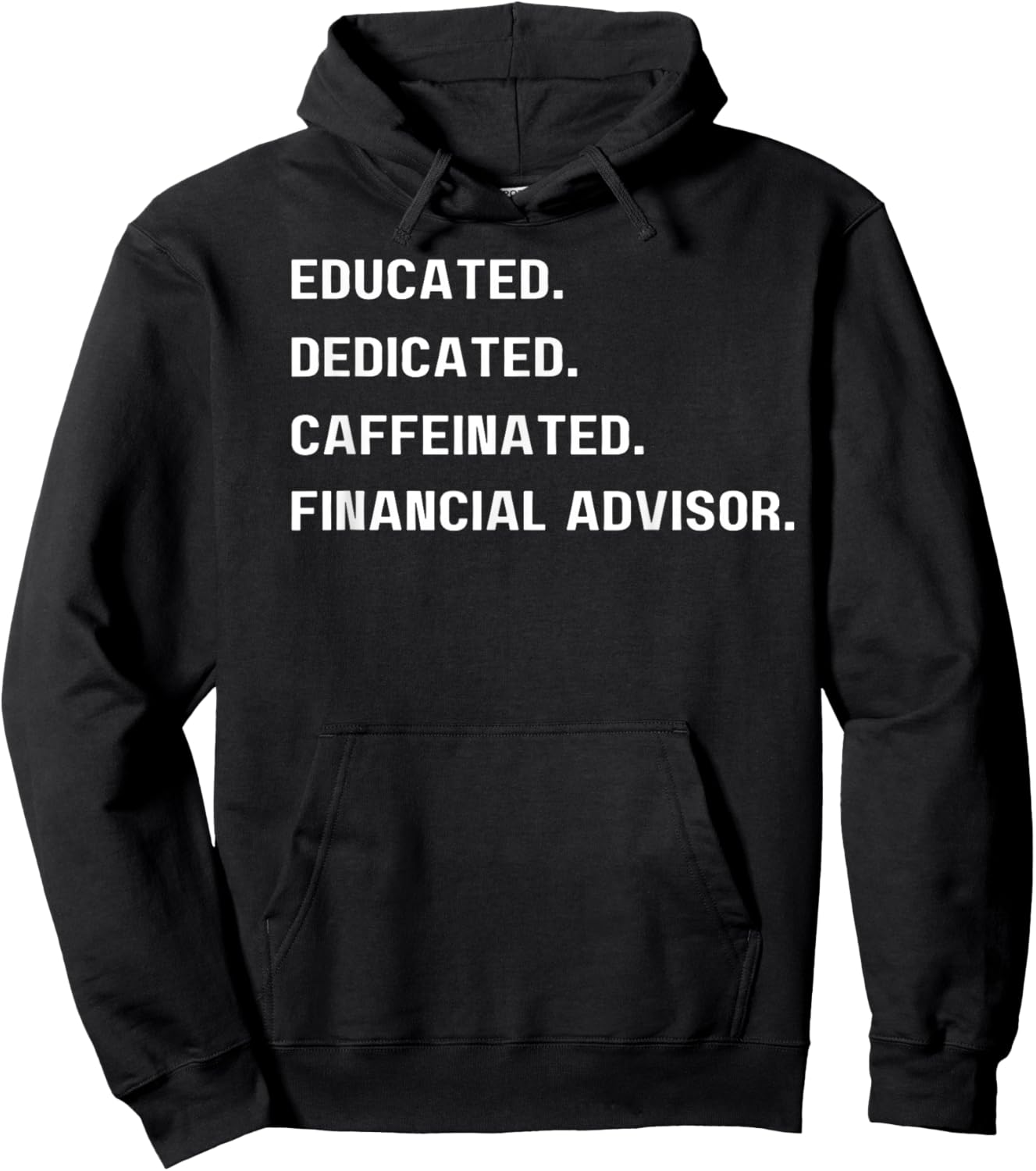 Funny Financial Advisor Hoodie - Hoodie | Black