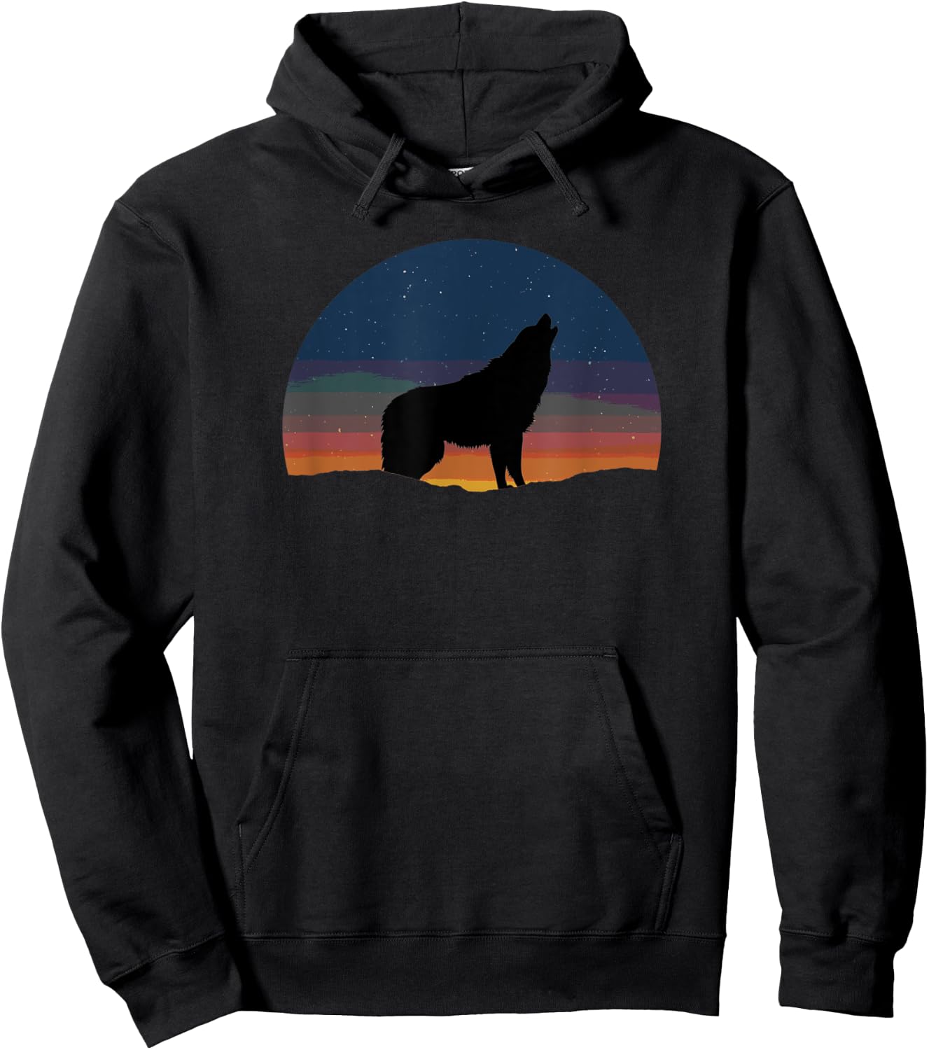 Wolf Spirit Animal Sacred Shaman Native American Clan Gift 2 Hoodie - Hoodie | Black