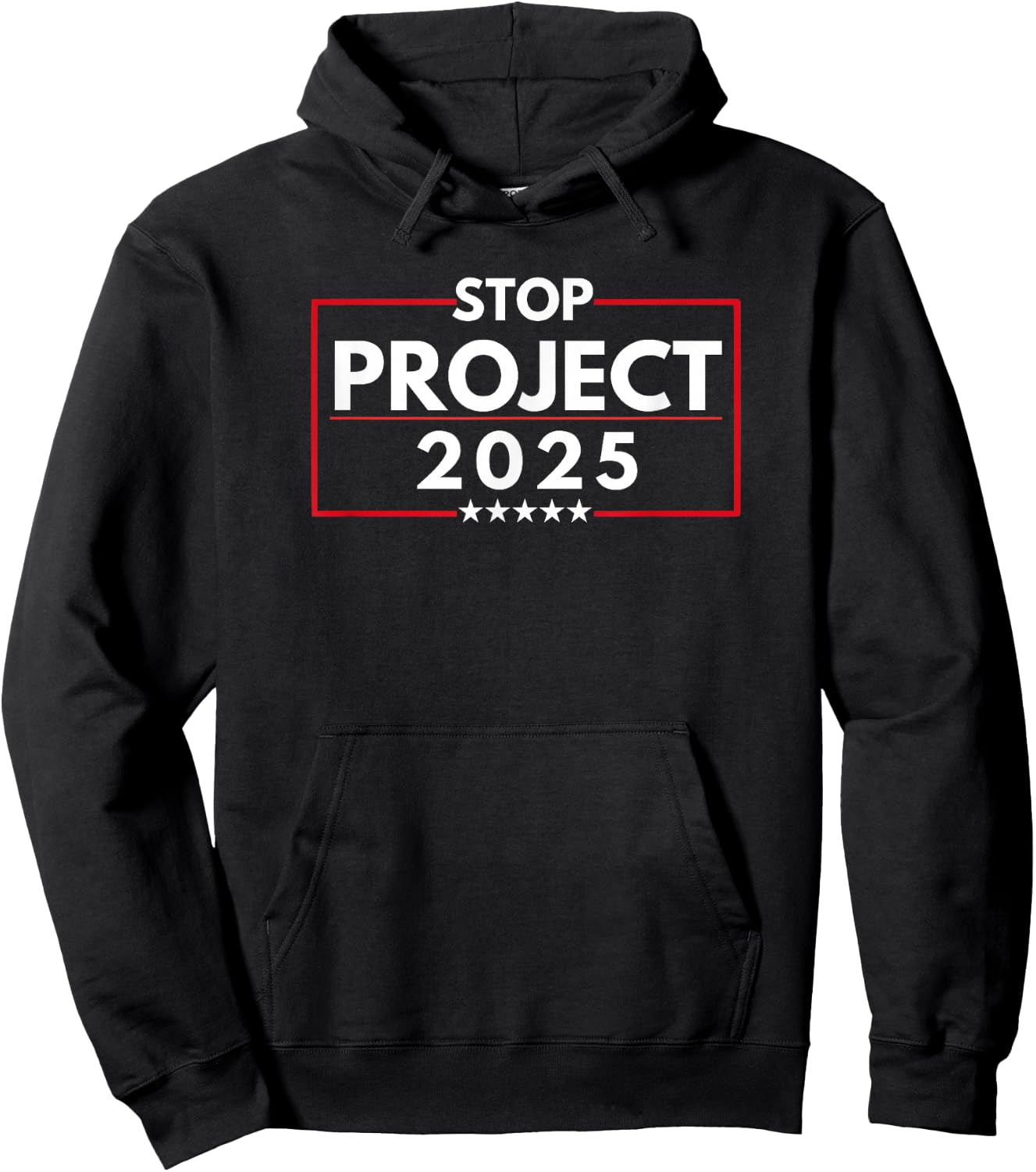 Stop Project 2025 Hoodie - Hoodie | Black