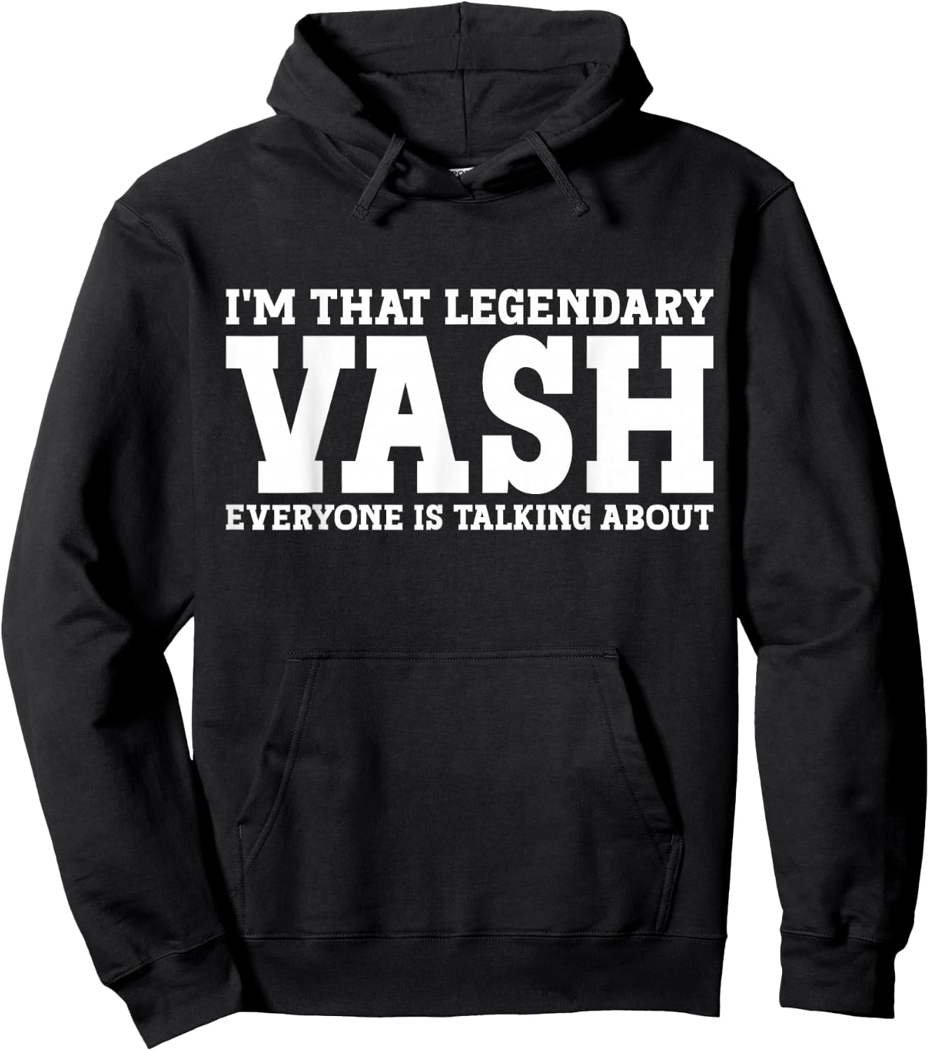 Vash Personal Name First Name Funny Vash Hoodie - Hoodie | Black