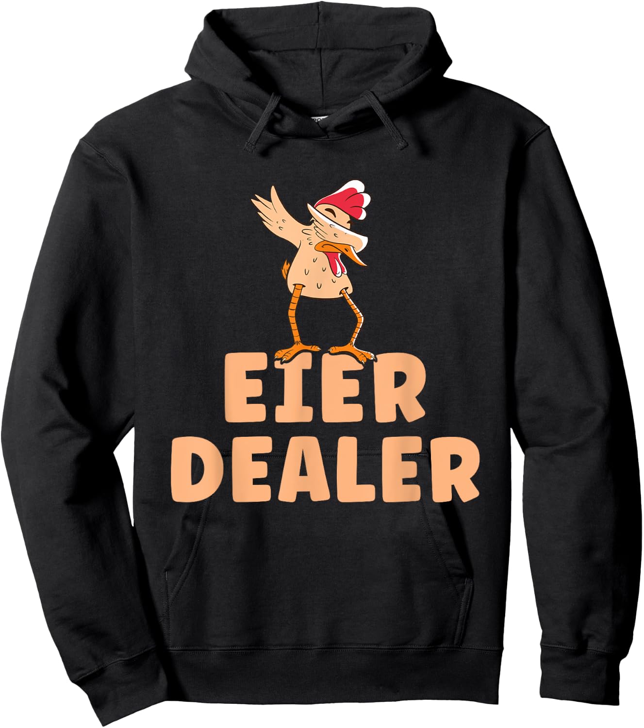 Funny Chickens & Hens Poultry Farmer Chicken Eggs Dealer , black Hoodie - Hoodie | Black