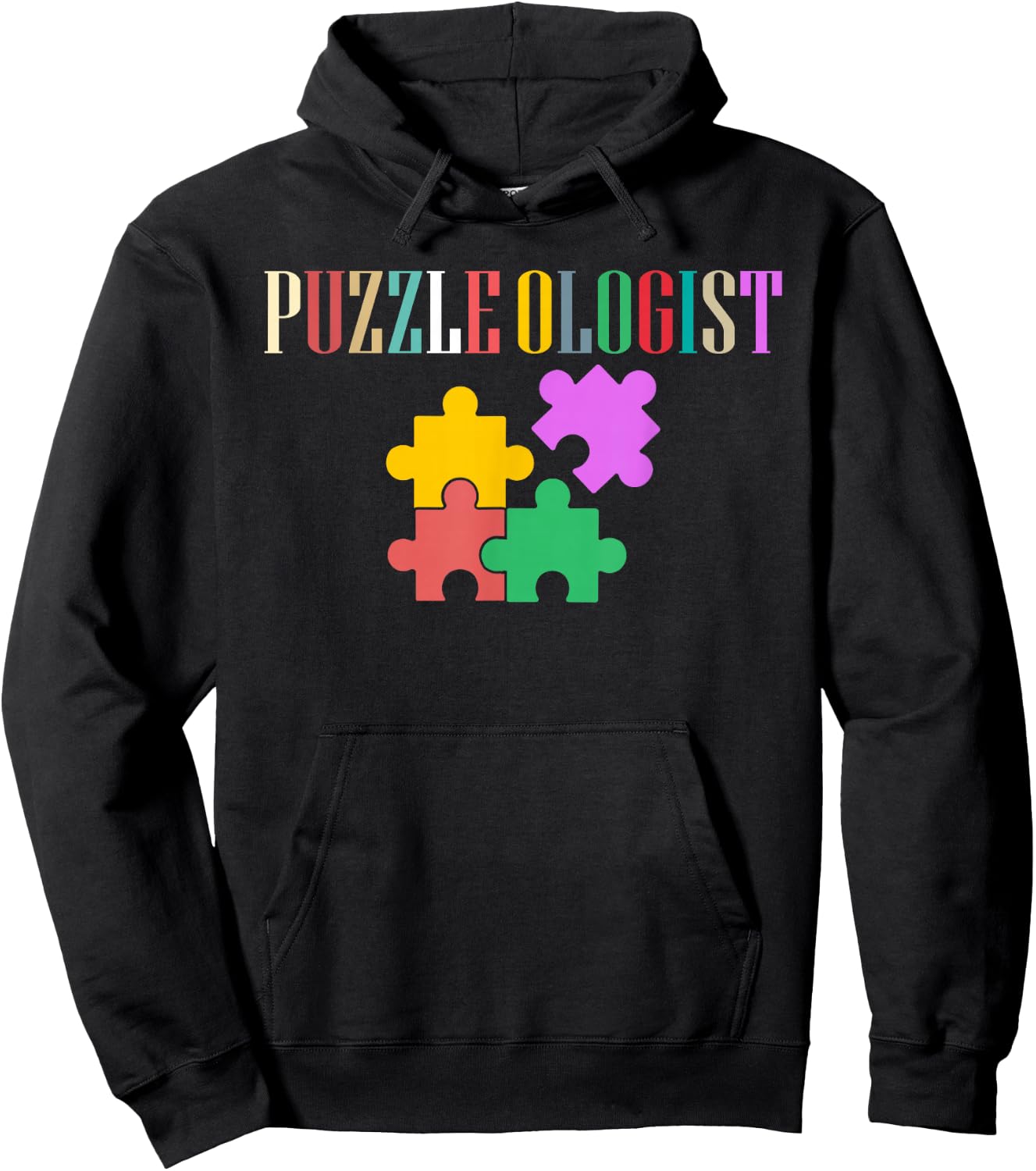 Puzzle King Puzzle Queen Jigsaw Puzzle Master Puzzleologist Hoodie - Hoodie | Black