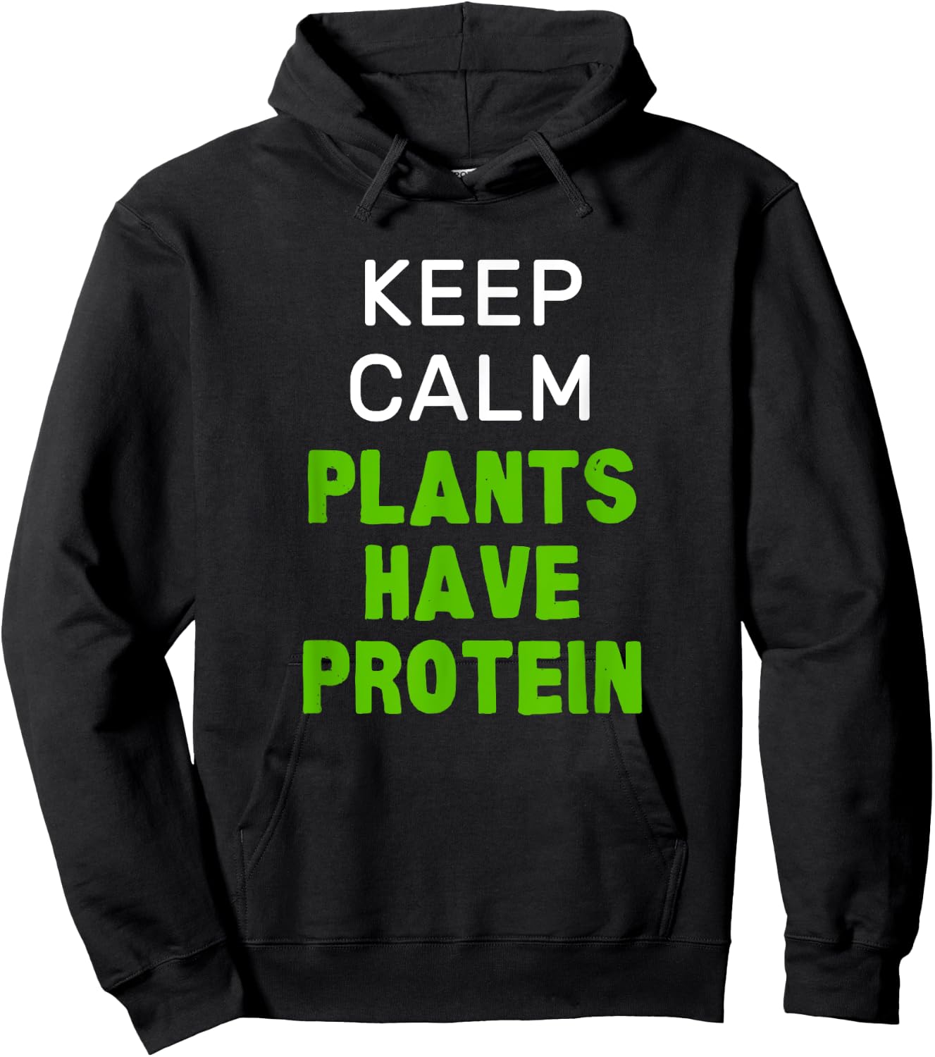Vegan Vegetarian Cooking Gym Fitness Protein Health Joke Hoodie - Hoodie | Black