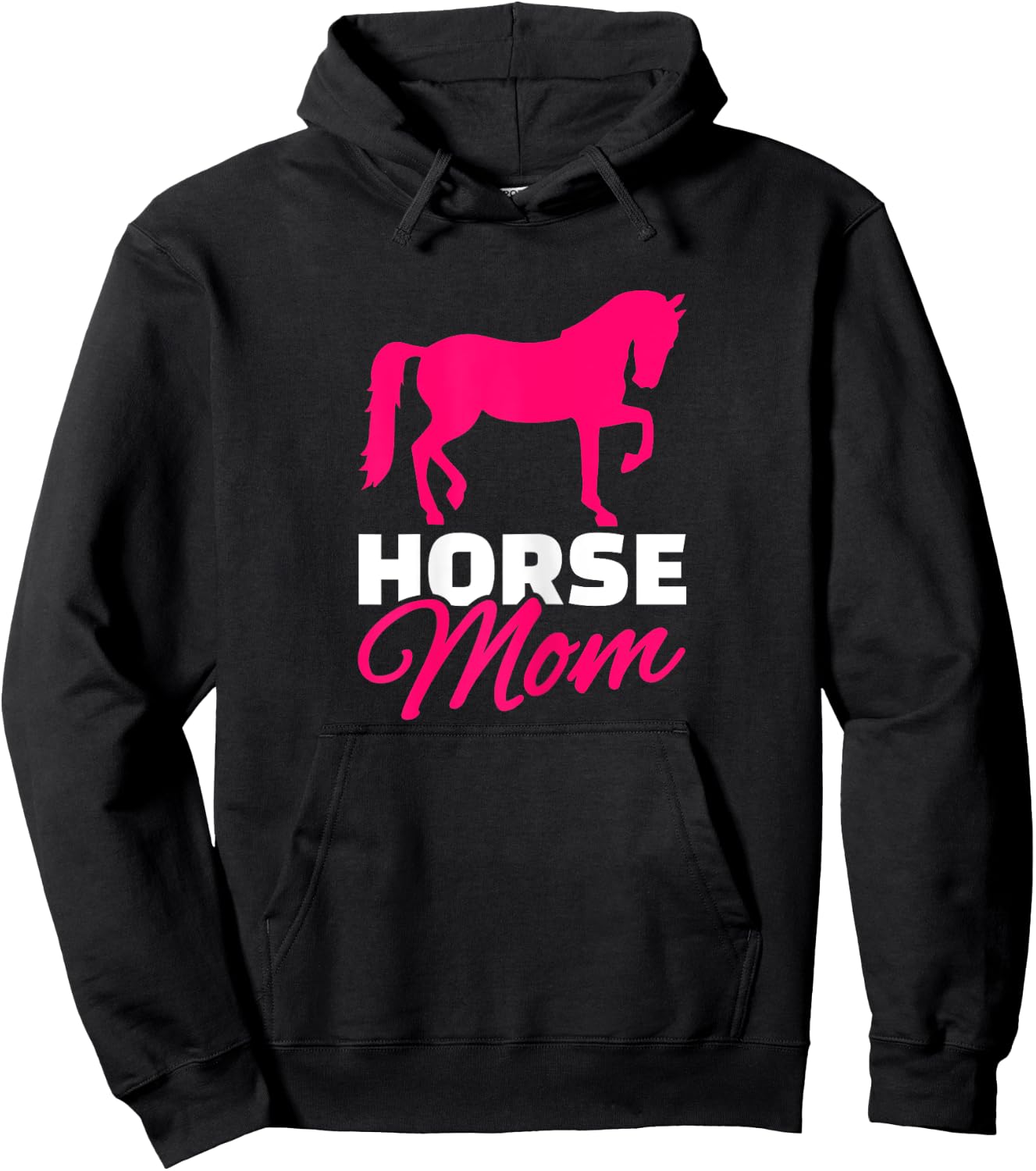 Horse mom Hoodie - Hoodie | Black