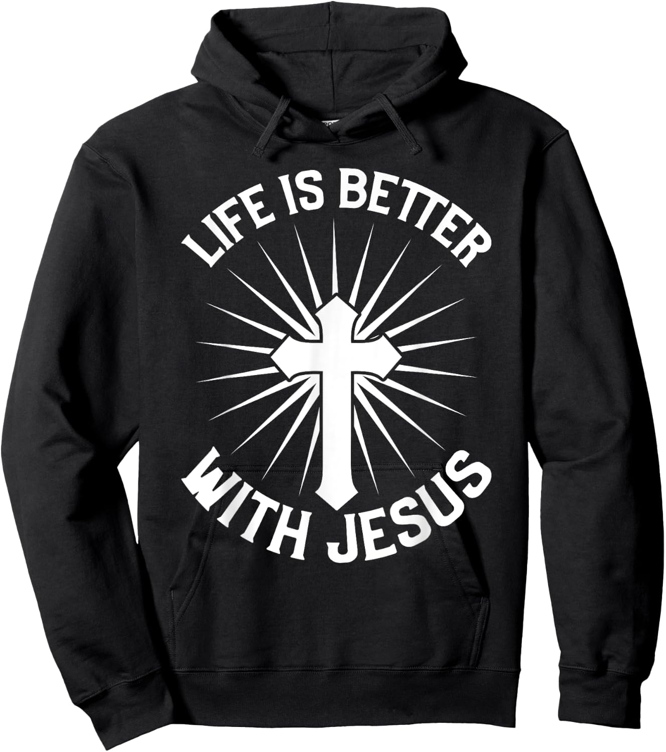 Jesus saved my Life Hoodie - Hoodie | Black