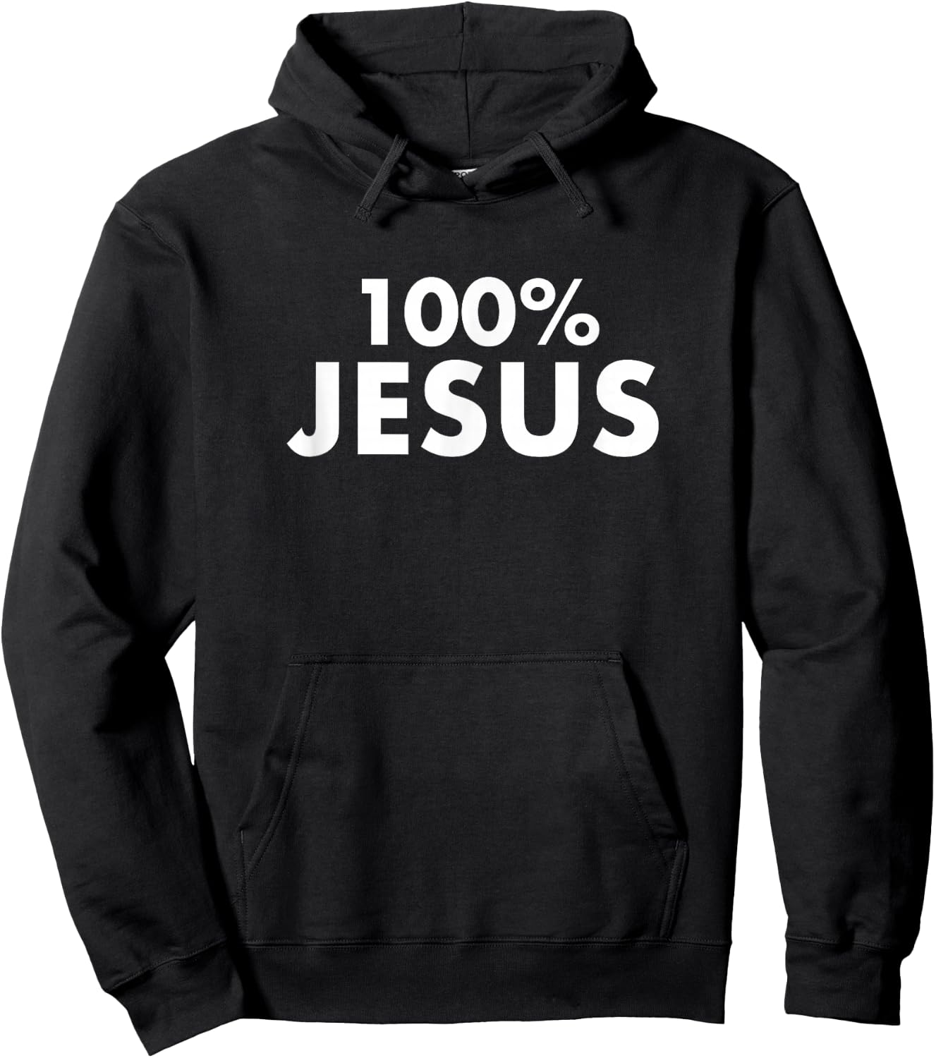 100% Jesus Hoodie - Hoodie | Black