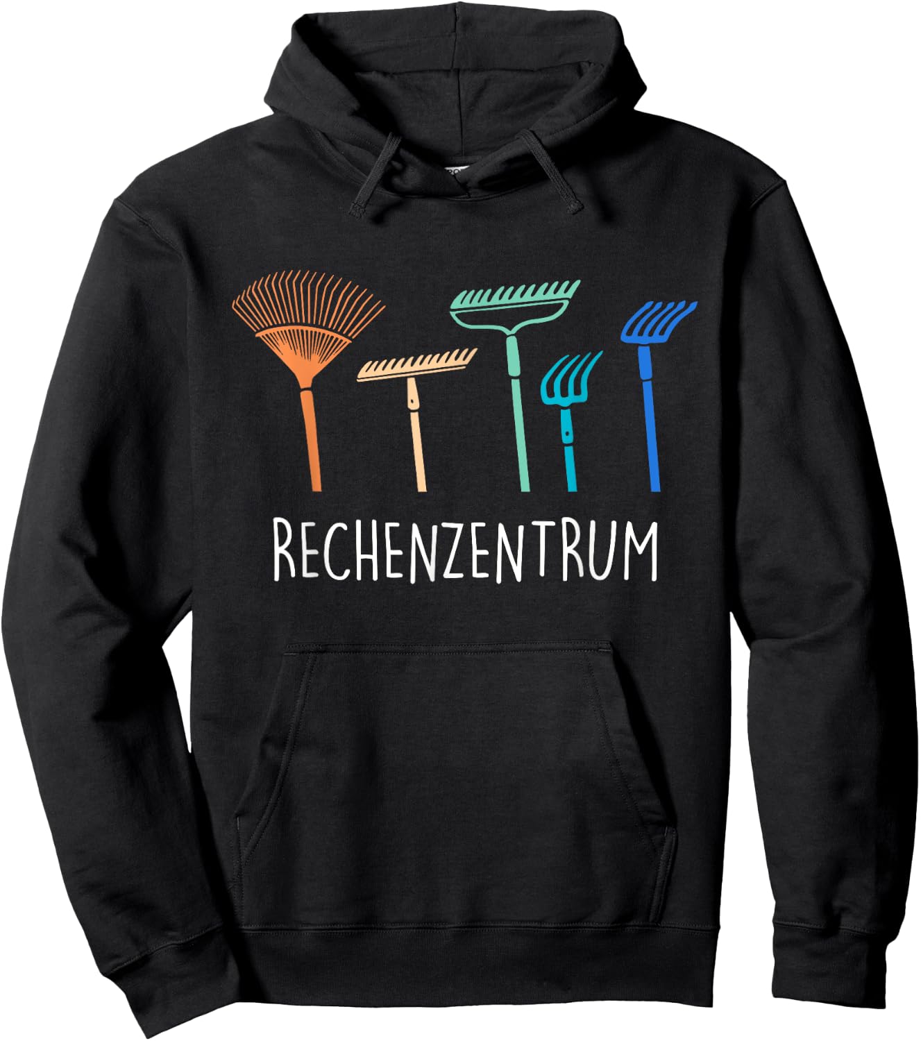 Landscaper Garden Allotment Garden Data Centre , black Hoodie - Hoodie | Black