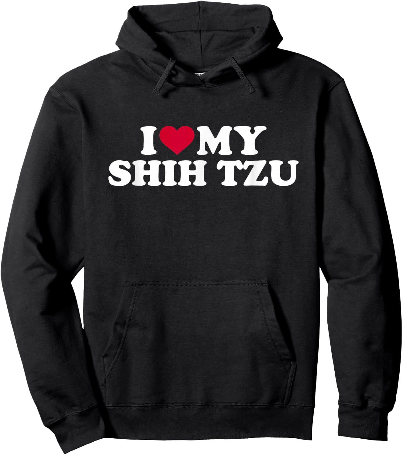 I love my Shih Tzu Hoodie - Hoodie | Black