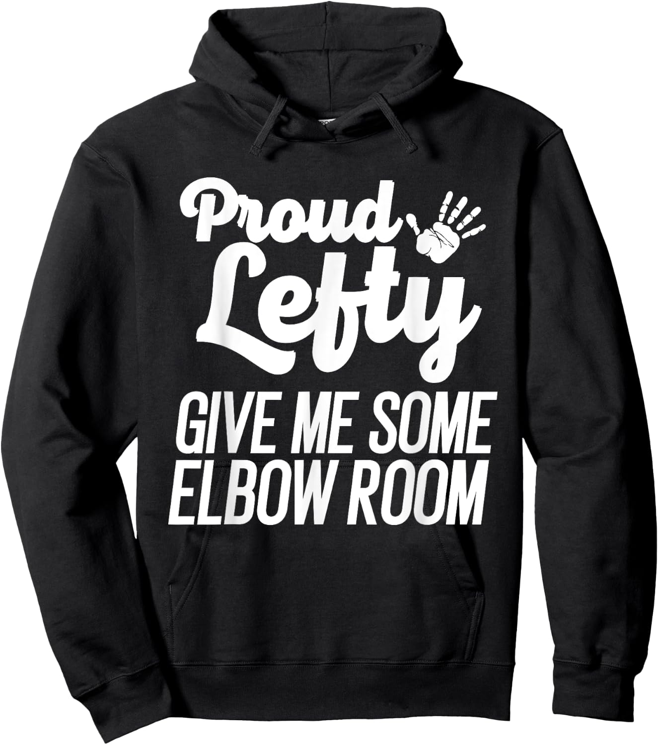 Funny Left Handed Gift Kids Men Women Cool Proud Lefty Hoodie - Hoodie | Black