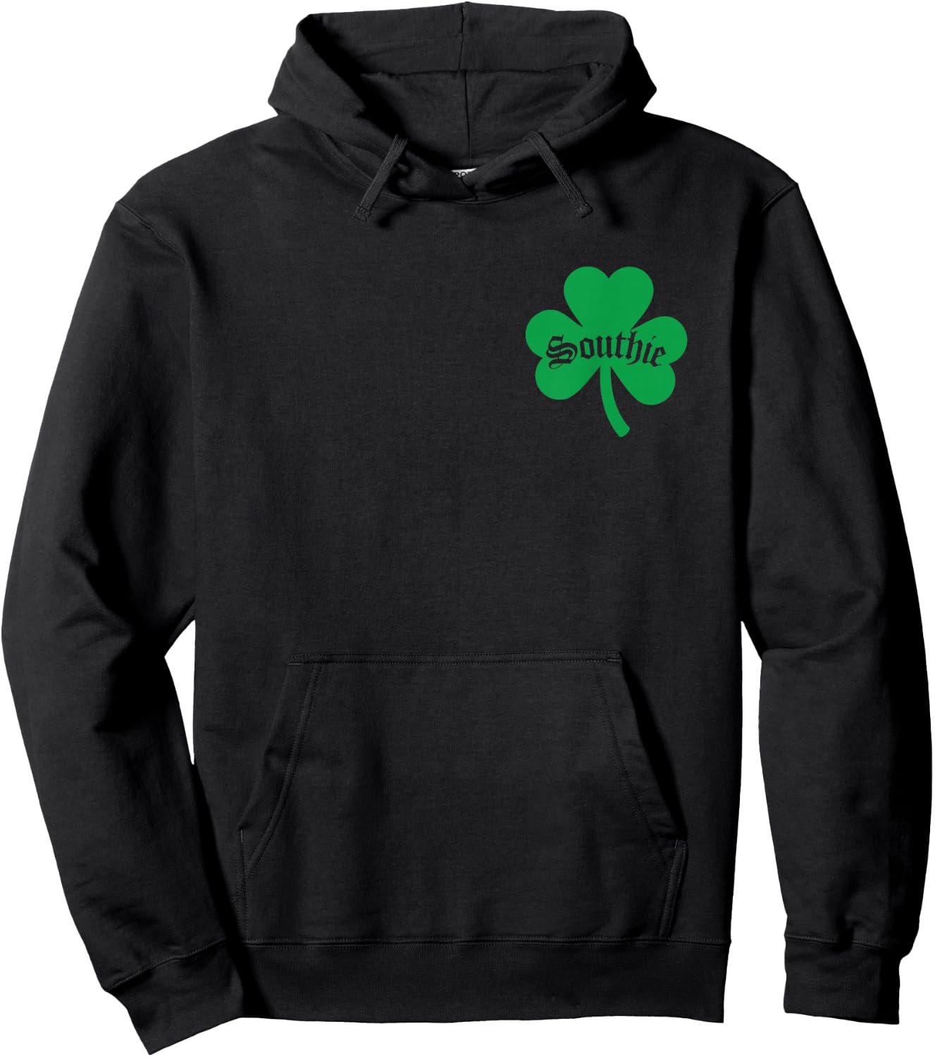 Southie, Irish Southie, St. Patrick's Day South Boston Hoodie - Hoodie | Black