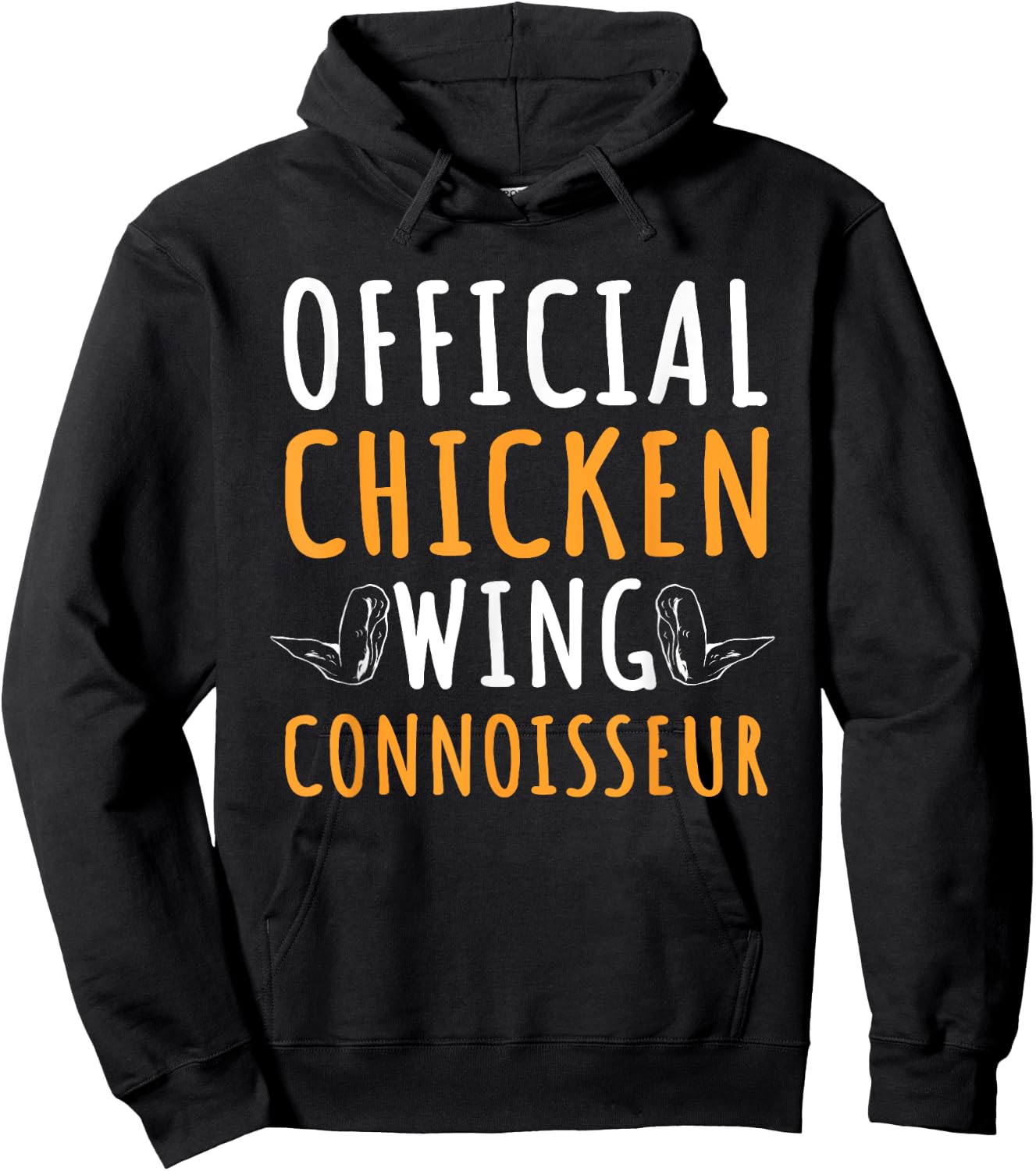 Chicken Wings Lover Buffalo Funny Foodie Fried Fast Food Hoodie - Hoodie | Black