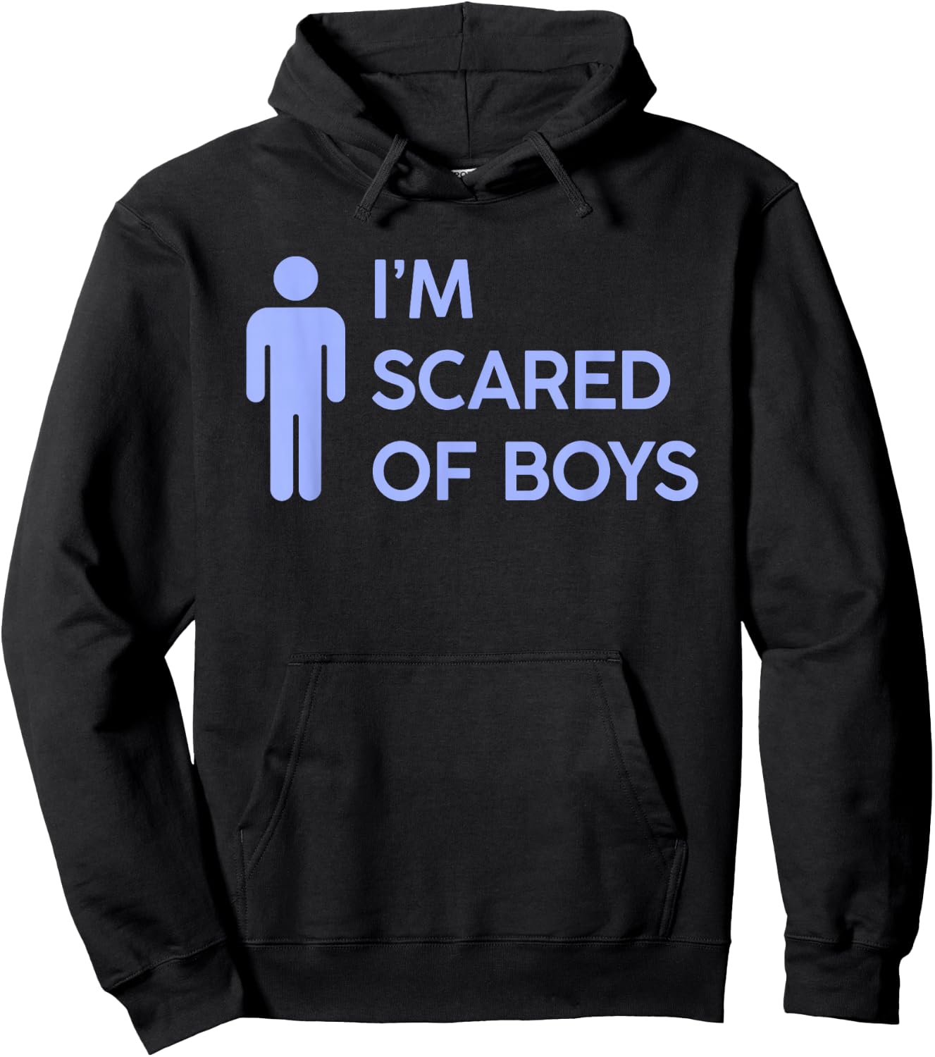 I'M SCARED OF BOYS X Only Love Date Fans Hot Girl Symbol , Black, S Hoodie - Hoodie | Black