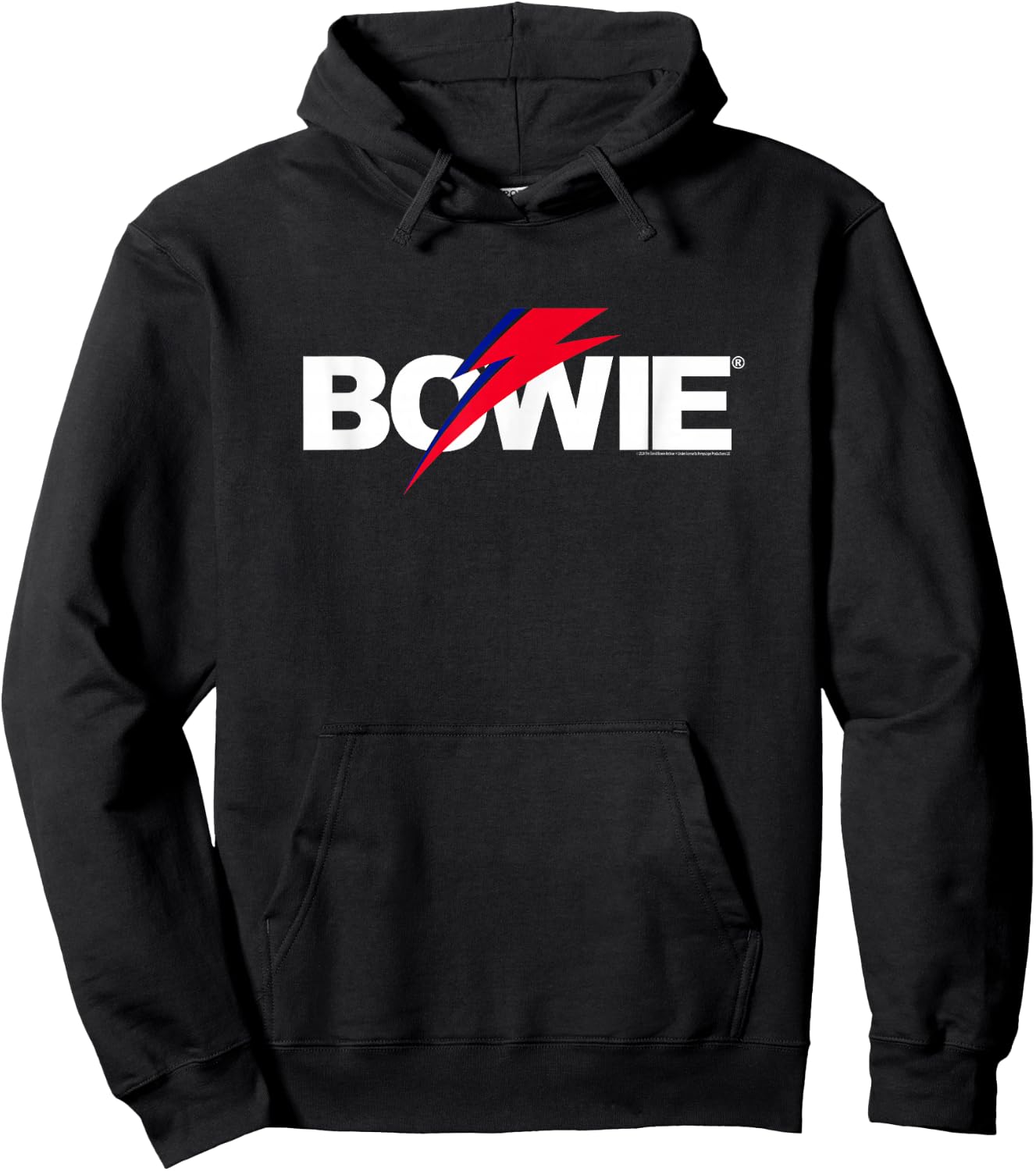 David Bowie Aladdin Sane Lightning Logo , Black, S Hoodie - Hoodie | Black